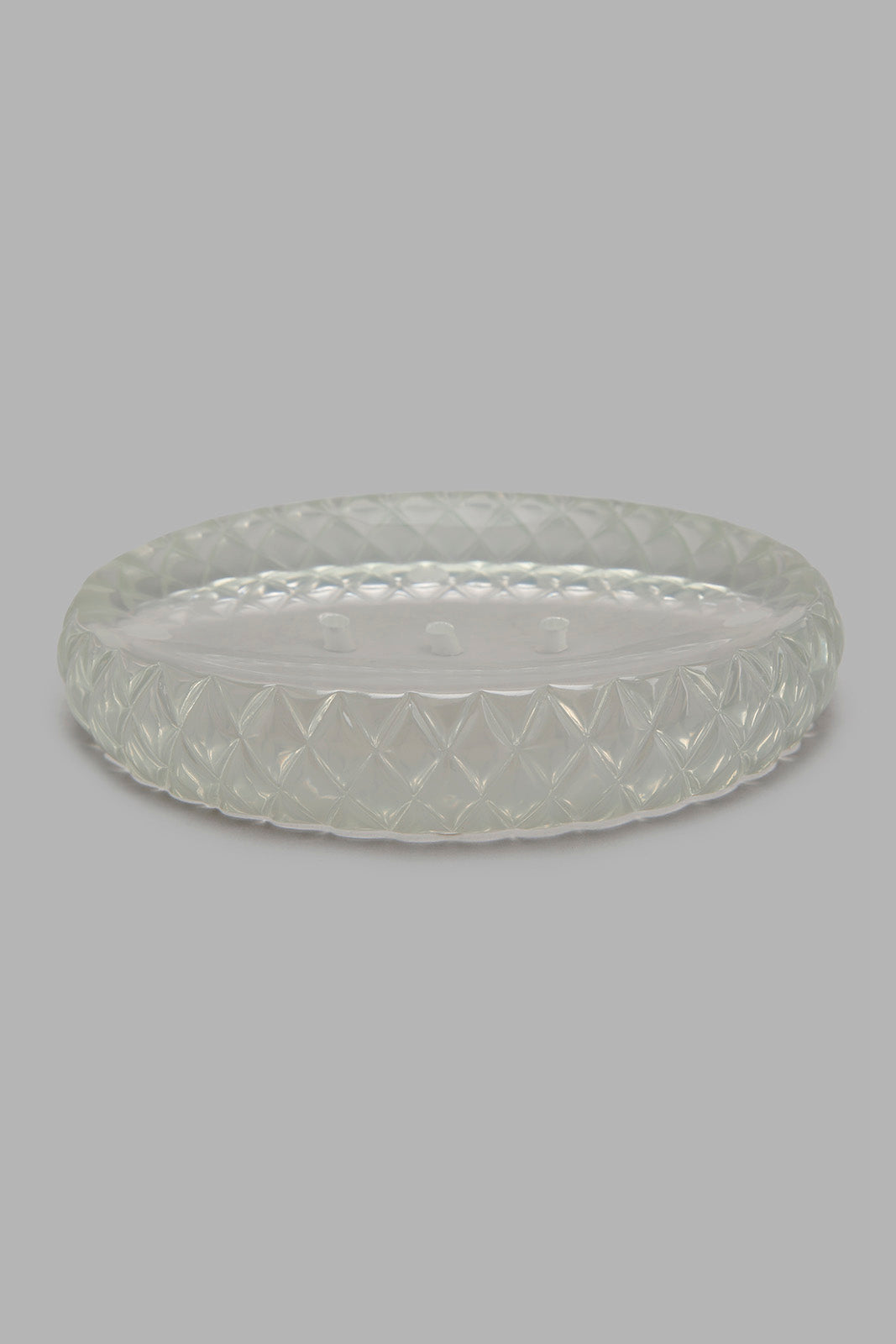 Redtag-Clear-Soap-Dish-Category:Toiletry-Sets,-Colour:White,-Deals:New-In,-Filter:Home-Bathroom,-HMW-BAC-Bath-Accessories,-New-In-HMW-BAC,-Non-Sale,-Section:Homewares,-W22B-Home-Bathroom-