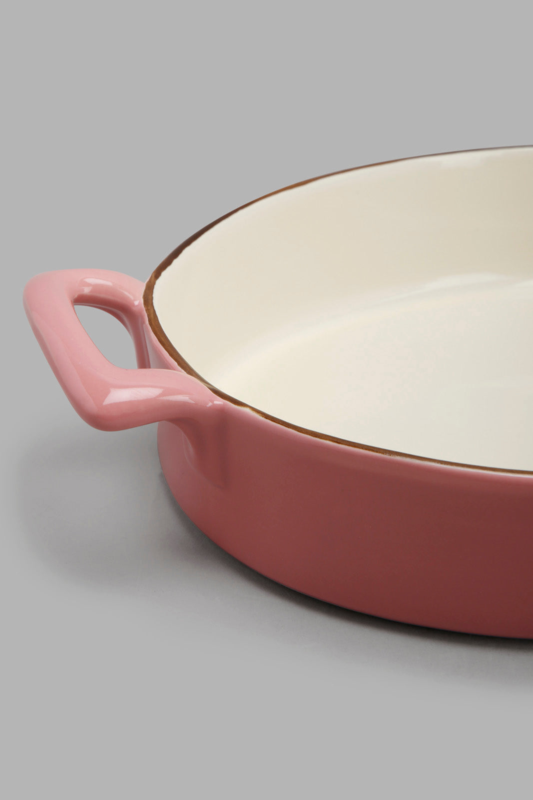 Redtag-Pink-Oval-Baking-Dish-Category:Bakeware,-Colour:Pink,-Deals:New-In,-Filter:Home-Dining,-HMW-DIN-Serveware,-Naya,-New-In-HMW-DIN,-Non-Sale,-Section:Homewares,-W22A-Home-Dining-