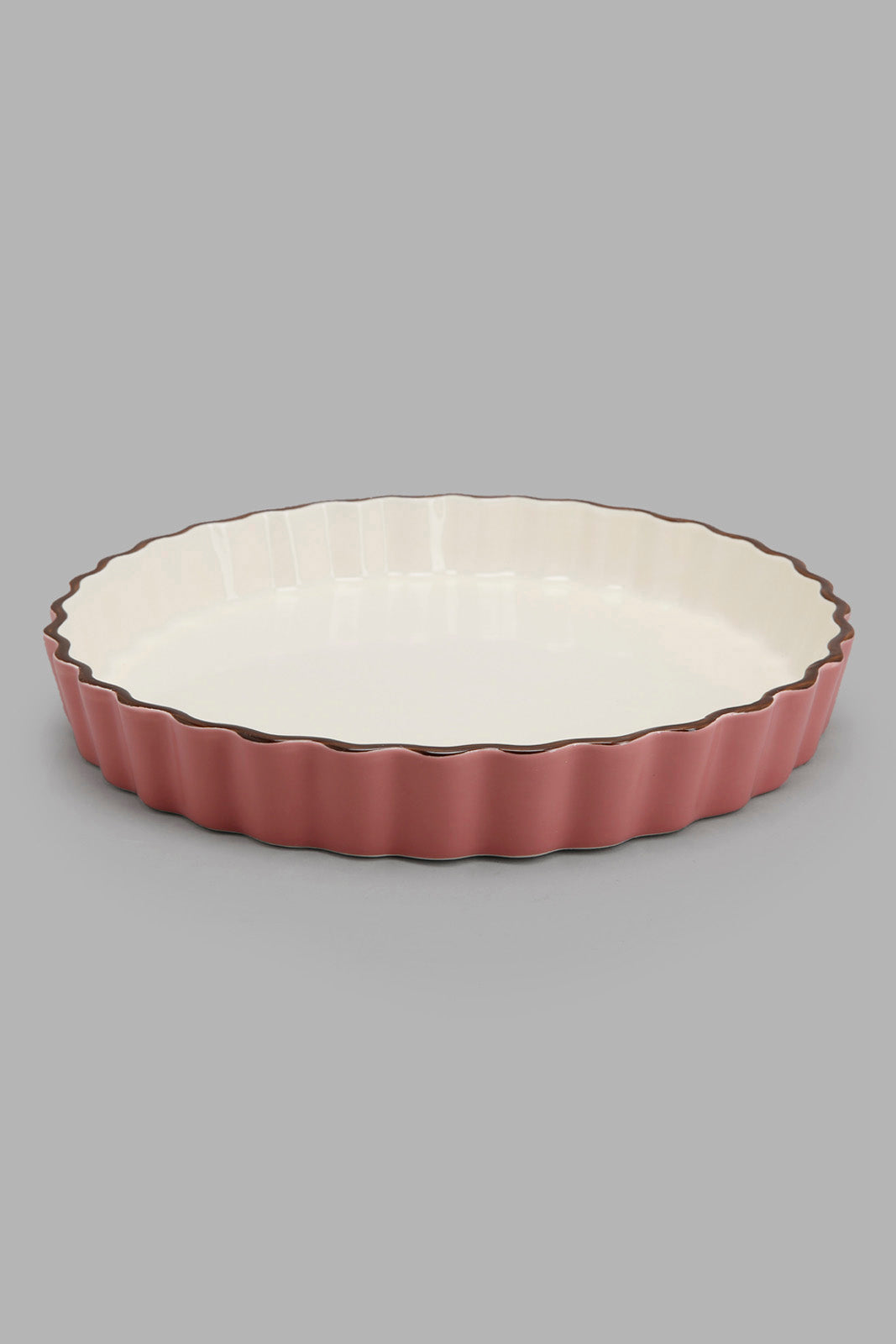Redtag-Pink-Round-Baking-Dish-Category:Bakeware,-Colour:Pink,-Deals:New-In,-Filter:Home-Dining,-HMW-DIN-Serveware,-Naya,-New-In-HMW-DIN,-Non-Sale,-Section:Homewares,-W22A-Home-Dining-