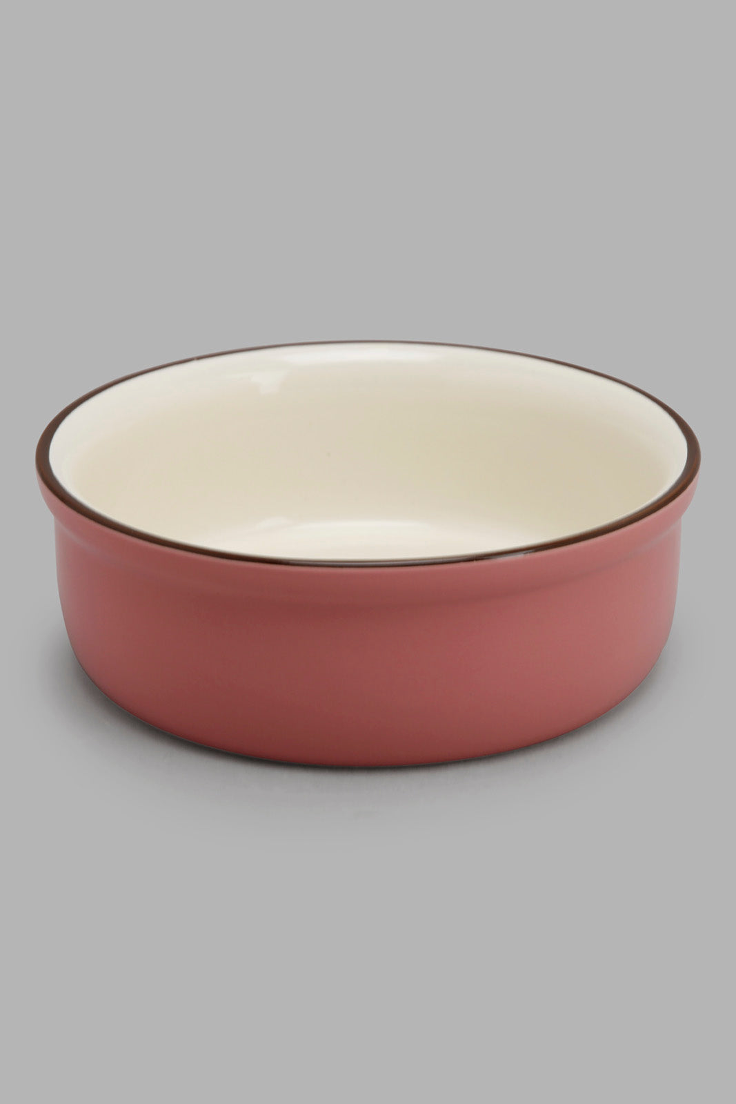 Redtag-Pink-Round-Bowl-Category:Bowls,-Colour:Pink,-Deals:New-In,-Filter:Home-Dining,-HMW-DIN-Serveware,-Naya,-New-In-HMW-DIN,-Non-Sale,-Section:Homewares,-W22A-Home-Dining-