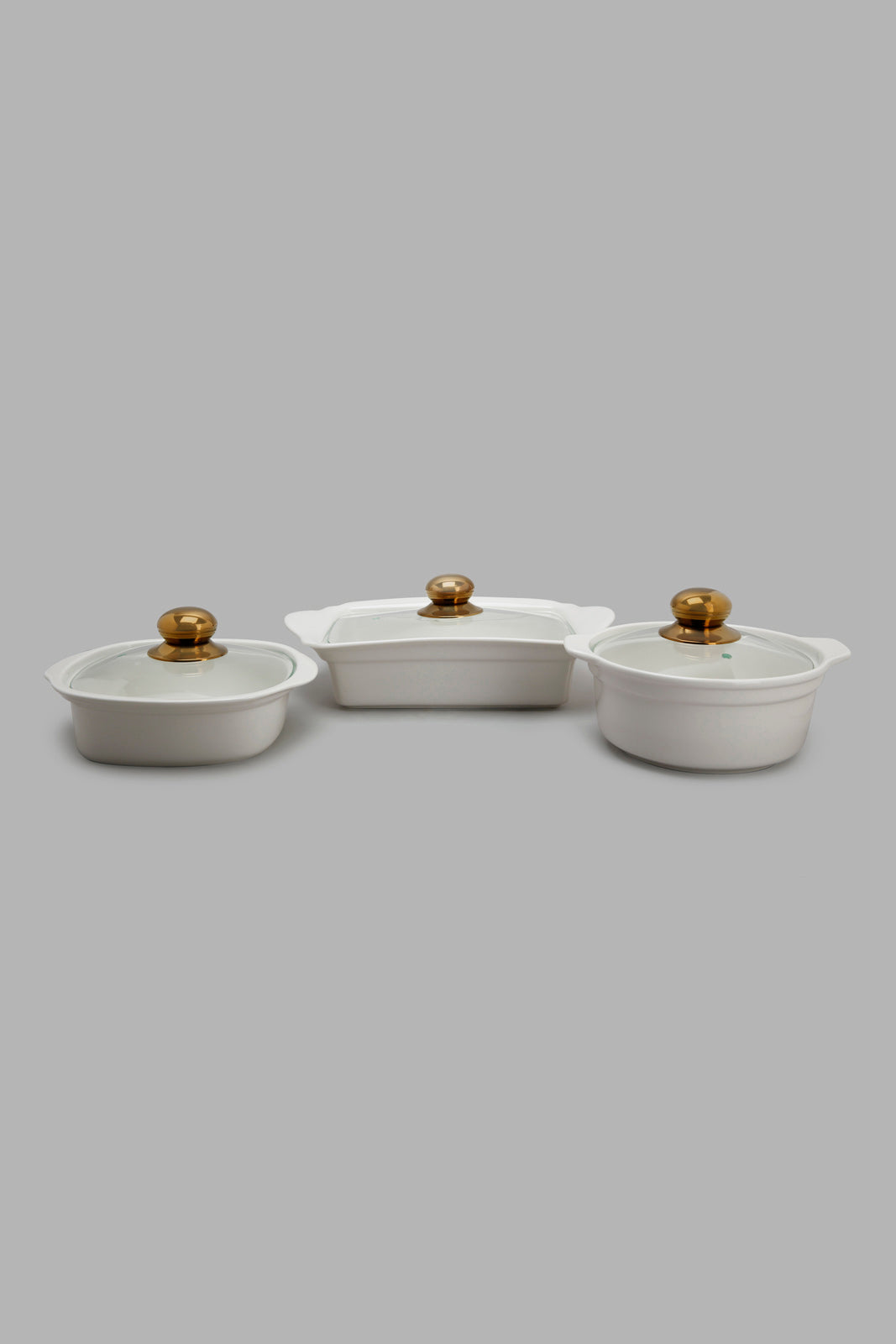 Redtag-White-Serving-Dish-With-Glass-Lid-(6-Piece)-Category:Bowls,-Colour:White,-Deals:New-In,-Filter:Home-Dining,-HMW-DIN-Serveware,-New-In-HMW-DIN,-Non-Sale,-Section:Homewares,-W22O-Home-Dining-