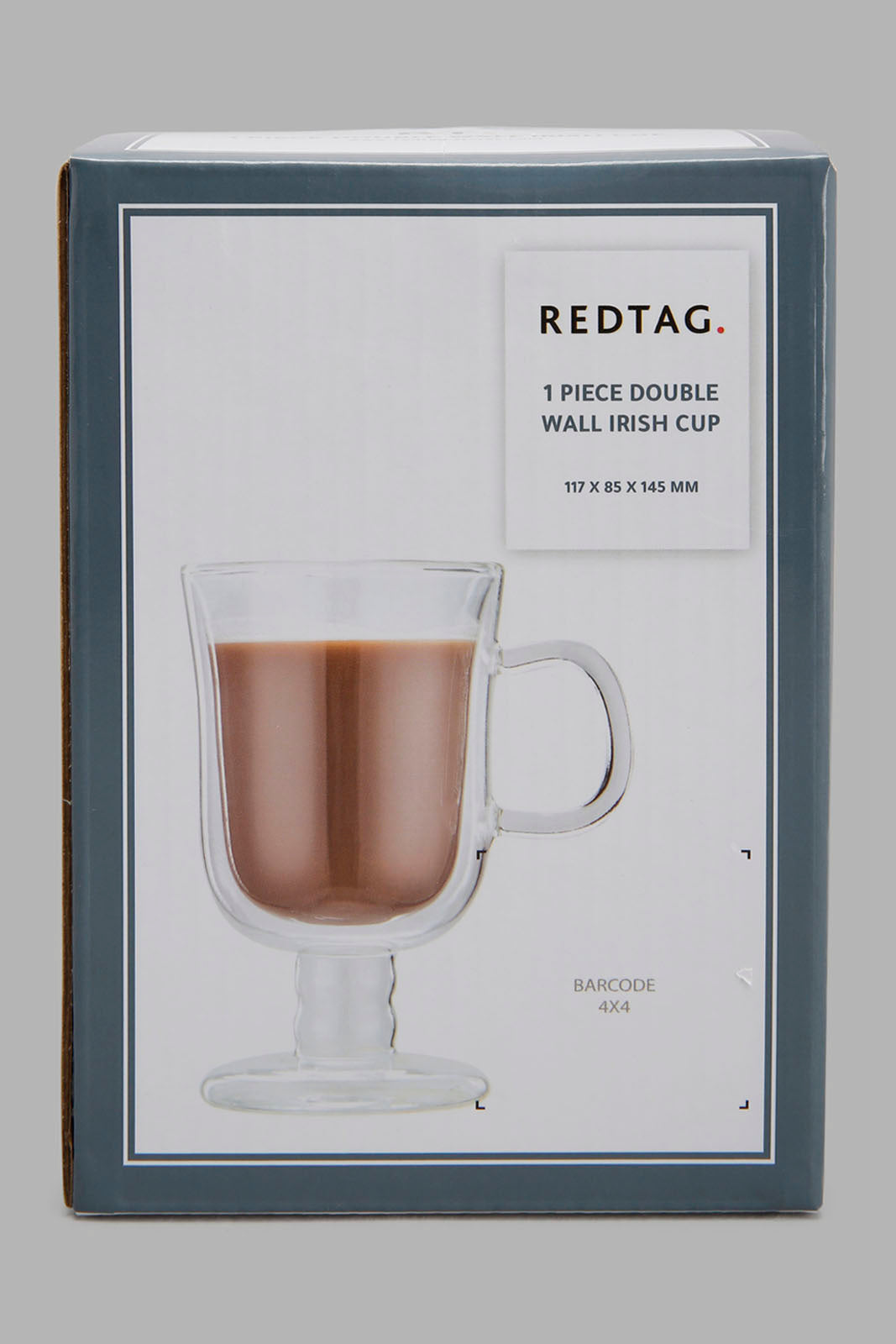 Redtag-Clear-Double-Wall-Irish-Mug-Category:Cups-&-Mugs,-Colour:White,-Deals:New-In,-Filter:Home-Dining,-HMW-DIN-Crockery,-New-In-HMW-DIN,-Non-Sale,-Section:Homewares,-W22A-Home-Dining-