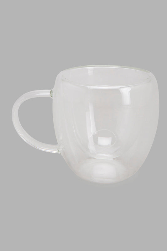 Redtag-Clear-Double-Wall-Mug-Category:Cups-&-Mugs,-Colour:White,-Deals:New-In,-Filter:Home-Dining,-HMW-DIN-Crockery,-New-In-HMW-DIN,-Non-Sale,-Section:Homewares,-W22A-Home-Dining-