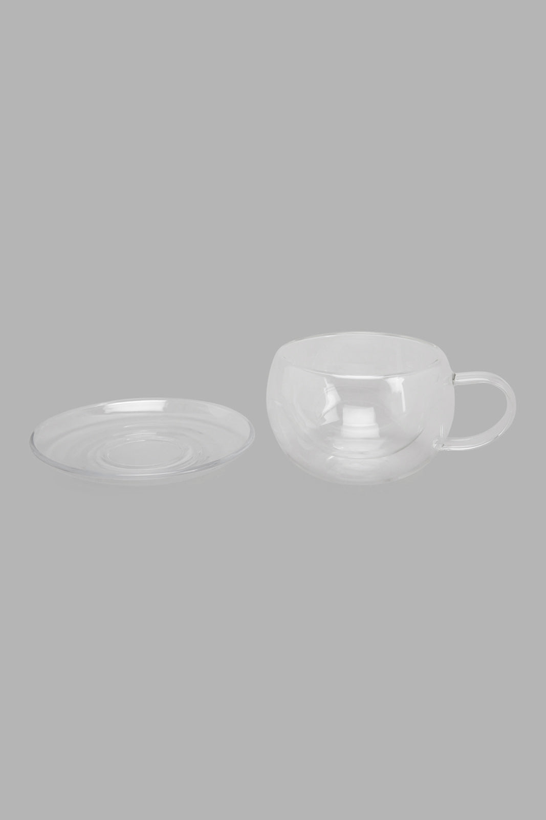 Redtag-Clear-Double-Wall-Cup-And-Saucer-Category:Cups-&-Mugs,-Colour:White,-Deals:New-In,-Filter:Home-Dining,-HMW-DIN-Crockery,-New-In-HMW-DIN,-Non-Sale,-Section:Homewares,-W22A-Home-Dining-