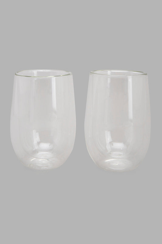 Redtag-Clear-Double-Wall-Mug-(-2-Piece)-Category:Cups-&-Mugs,-Colour:White,-Deals:New-In,-Filter:Home-Dining,-HMW-DIN-Crockery,-New-In-HMW-DIN,-Non-Sale,-Section:Homewares,-W22A-Home-Dining-