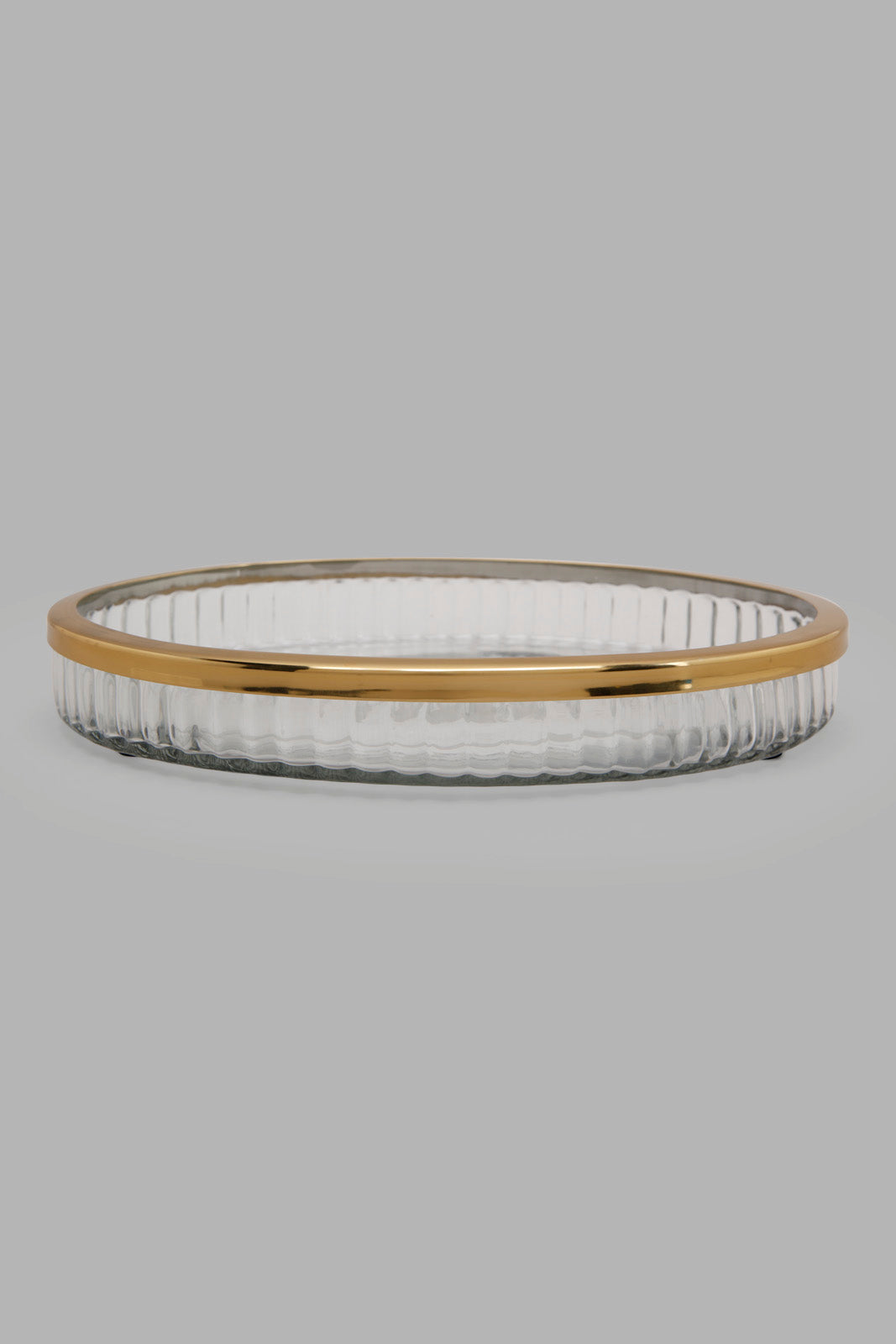 Redtag-Gold-Stripe-Glass-Amenity-Tray-Category:Toiletry-Sets,-Colour:Gold,-Deals:New-In,-Filter:Home-Bathroom,-HMW-BAC-Bath-Accessories,-New-In-HMW-BAC,-Non-Sale,-Section:Homewares,-W22A-Home-Bathroom-