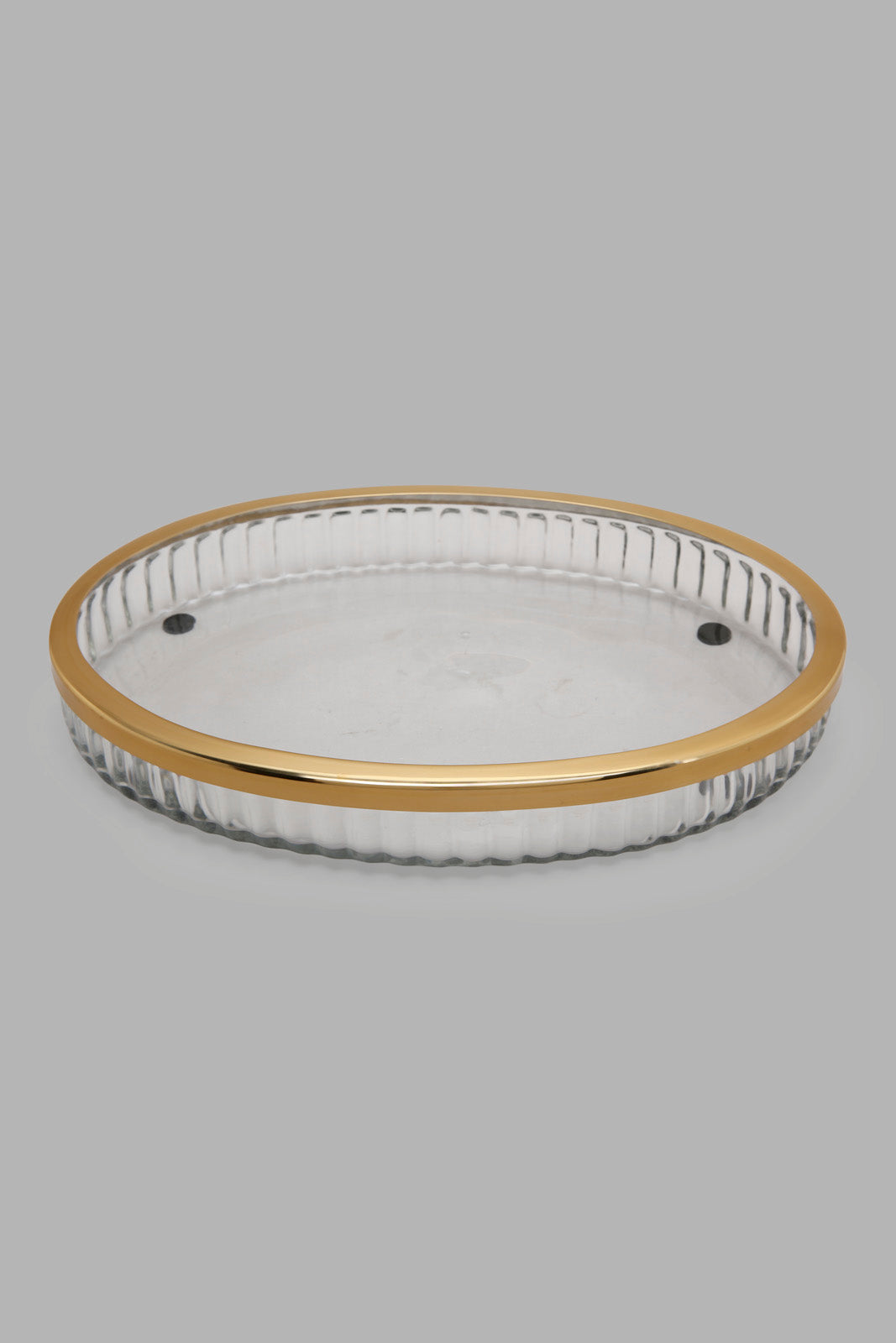 Redtag-Gold-Stripe-Glass-Amenity-Tray-Category:Toiletry-Sets,-Colour:Gold,-Deals:New-In,-Filter:Home-Bathroom,-HMW-BAC-Bath-Accessories,-New-In-HMW-BAC,-Non-Sale,-Section:Homewares,-W22A-Home-Bathroom-