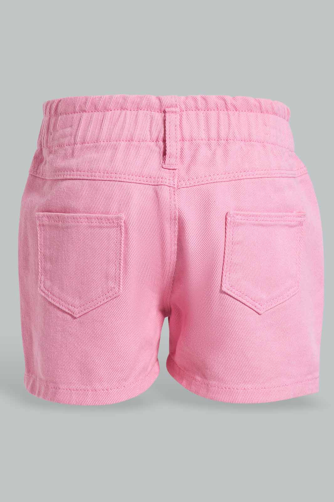 Redtag-Pink-Twill-Short-Category:Shorts,-Colour:Apricot,-Deals:New-In,-Filter:Infant-Girls-(3-to-24-Mths),-ING-Shorts,-New-In-ING-APL,-Non-Sale,-S22D,-Section:Girls-(0-to-14Yrs)-Infant-Girls-3 to 24 Months