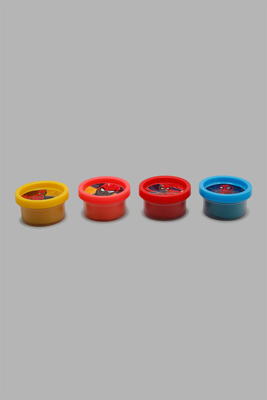 Redtag-Spiderman-4-Tub-Of-Dough-*28Gm-BTS,-Category:Toys,-CHR,-Colour:Red,-Filter:Toys-Accessories,-IMP-Toys,-New-In,-New-In-IMP-ACC,-Non-Sale,-Section:Girls-(0-to-14Yrs),-W22O-Toys-
