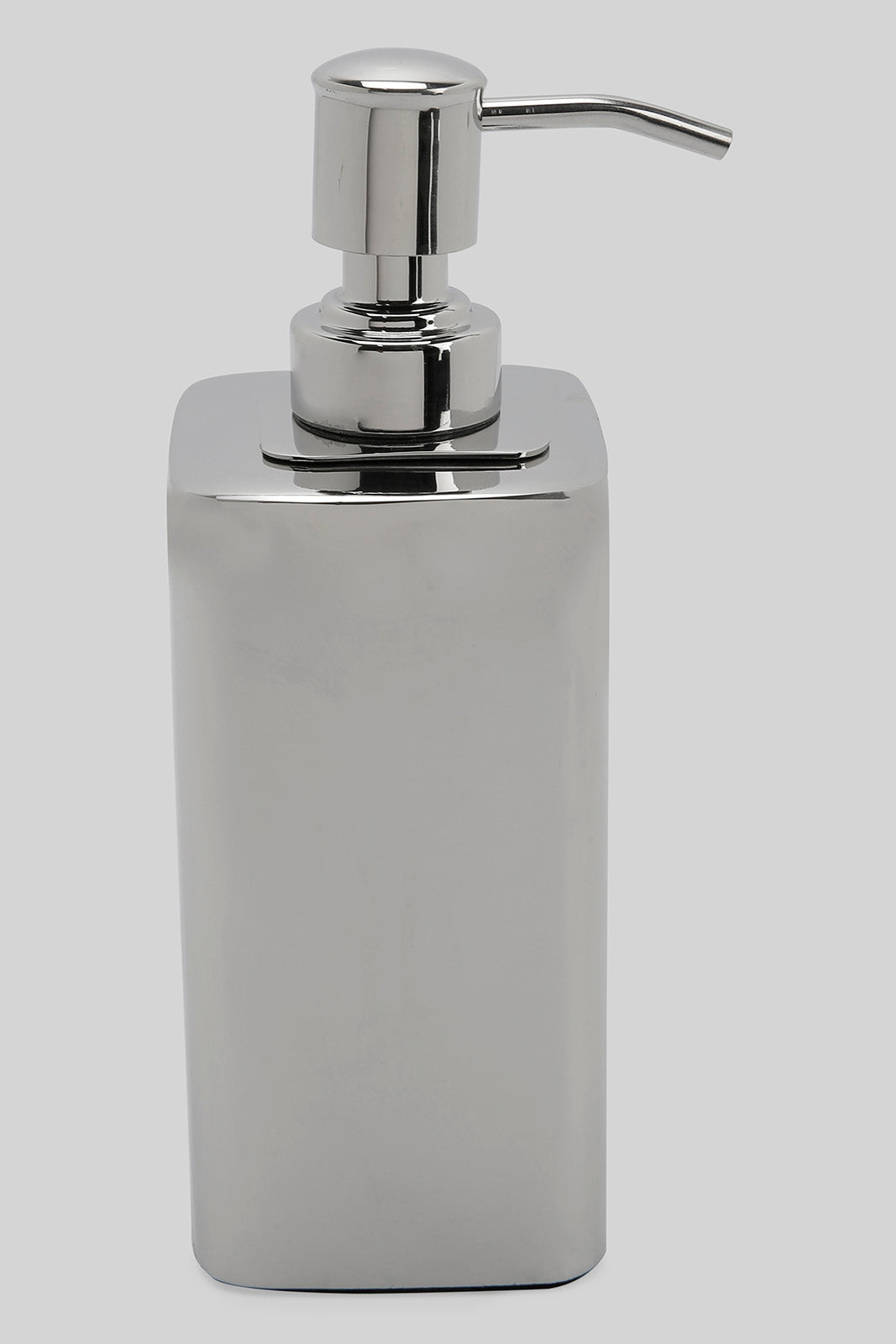 Redtag-Silver-Lotion-Dispenser-Category:Toiletry-Sets,-Colour:Silver,-Deals:New-In,-Filter:Home-Bathroom,-HMW-BAC-Bath-Accessories,-New-In-HMW-BAC,-Non-Sale,-Section:Homewares,-W22A-Home-Bathroom-