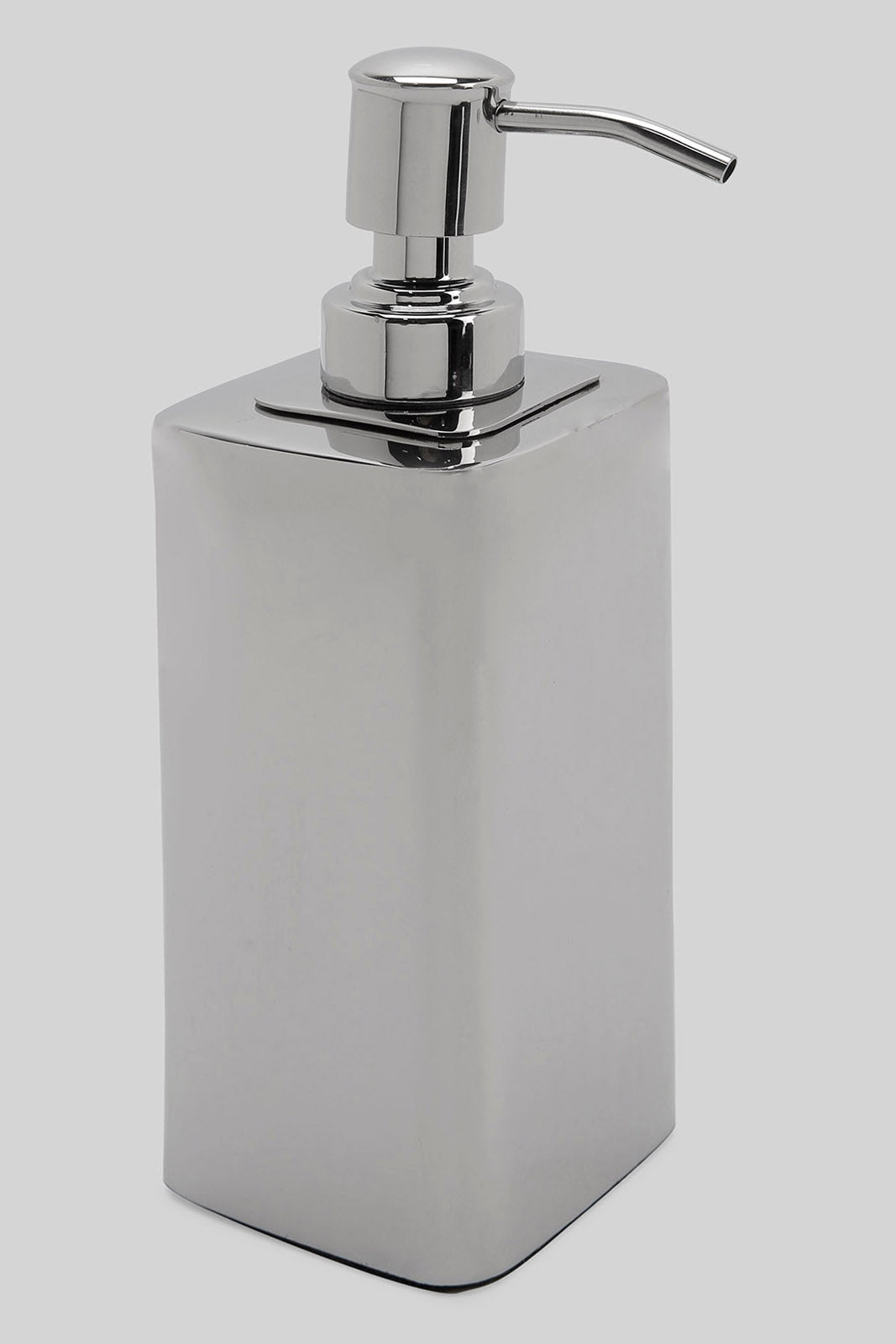 Redtag-Silver-Lotion-Dispenser-Category:Toiletry-Sets,-Colour:Silver,-Deals:New-In,-Filter:Home-Bathroom,-HMW-BAC-Bath-Accessories,-New-In-HMW-BAC,-Non-Sale,-Section:Homewares,-W22A-Home-Bathroom-