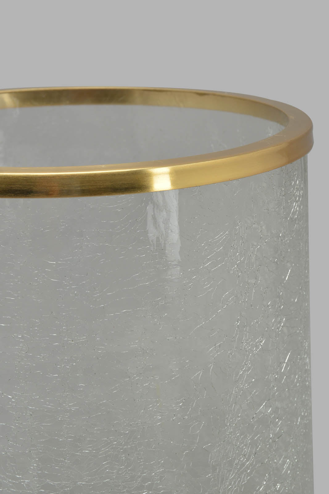 Redtag-Gold-Crackle-Glass-Waste-Bin-Category:Waste-Bins,-Colour:Gold,-Deals:New-In,-Filter:Home-Bathroom,-Harmony,-HMW-BAC-Bath-Accessories,-New-In-HMW-BAC,-Non-Sale,-S22C,-Section:Homewares-Home-Bathroom-