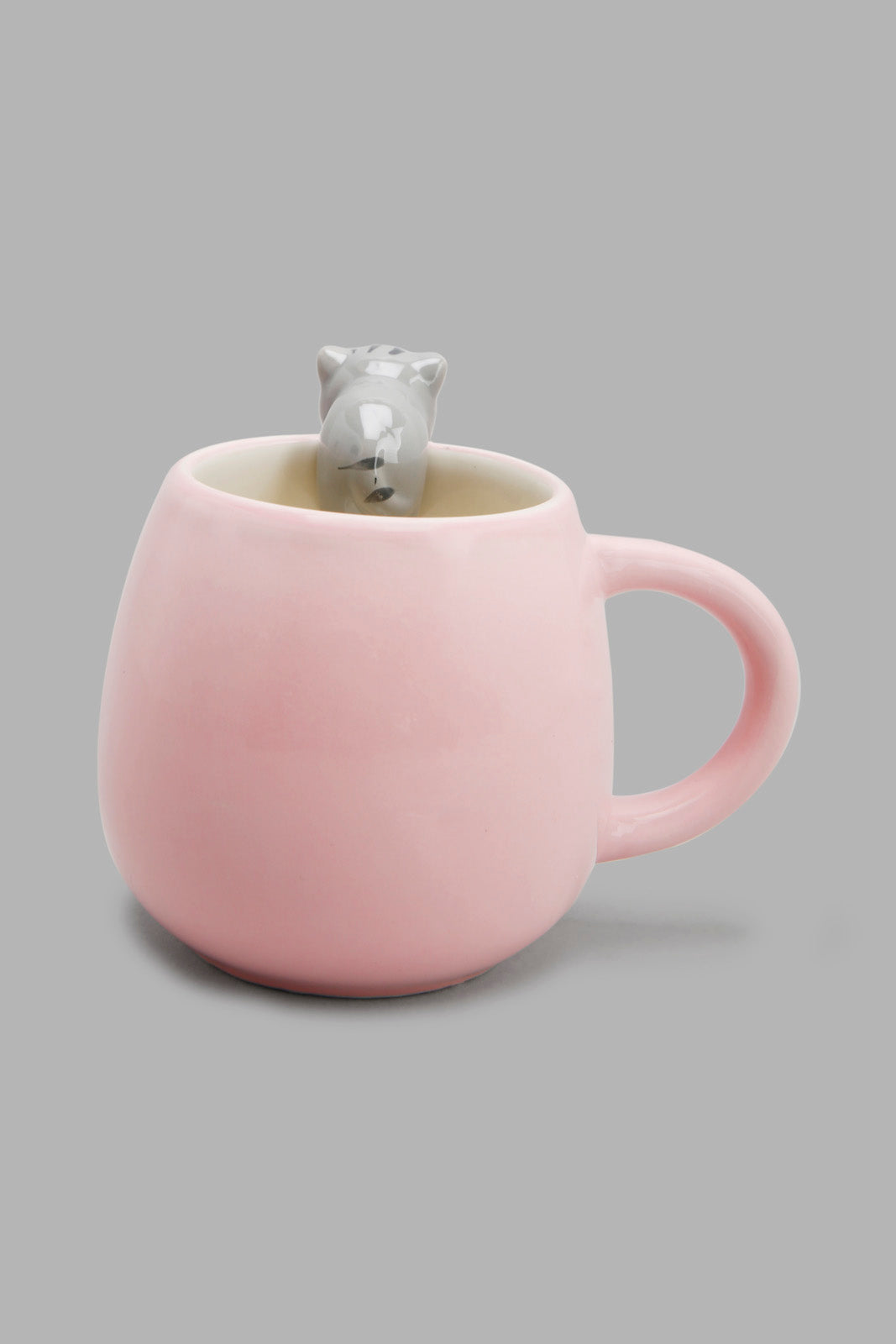Redtag-Pink-Cat-Mug-Category:Cups-&-Mugs,-CHR,-Colour:Pink,-Deals:New-In,-Filter:Home-Dining,-HMW-DIN-Crockery,-New-In-HMW-DIN,-Non-Sale,-Section:Homewares,-W22A-Home-Dining-