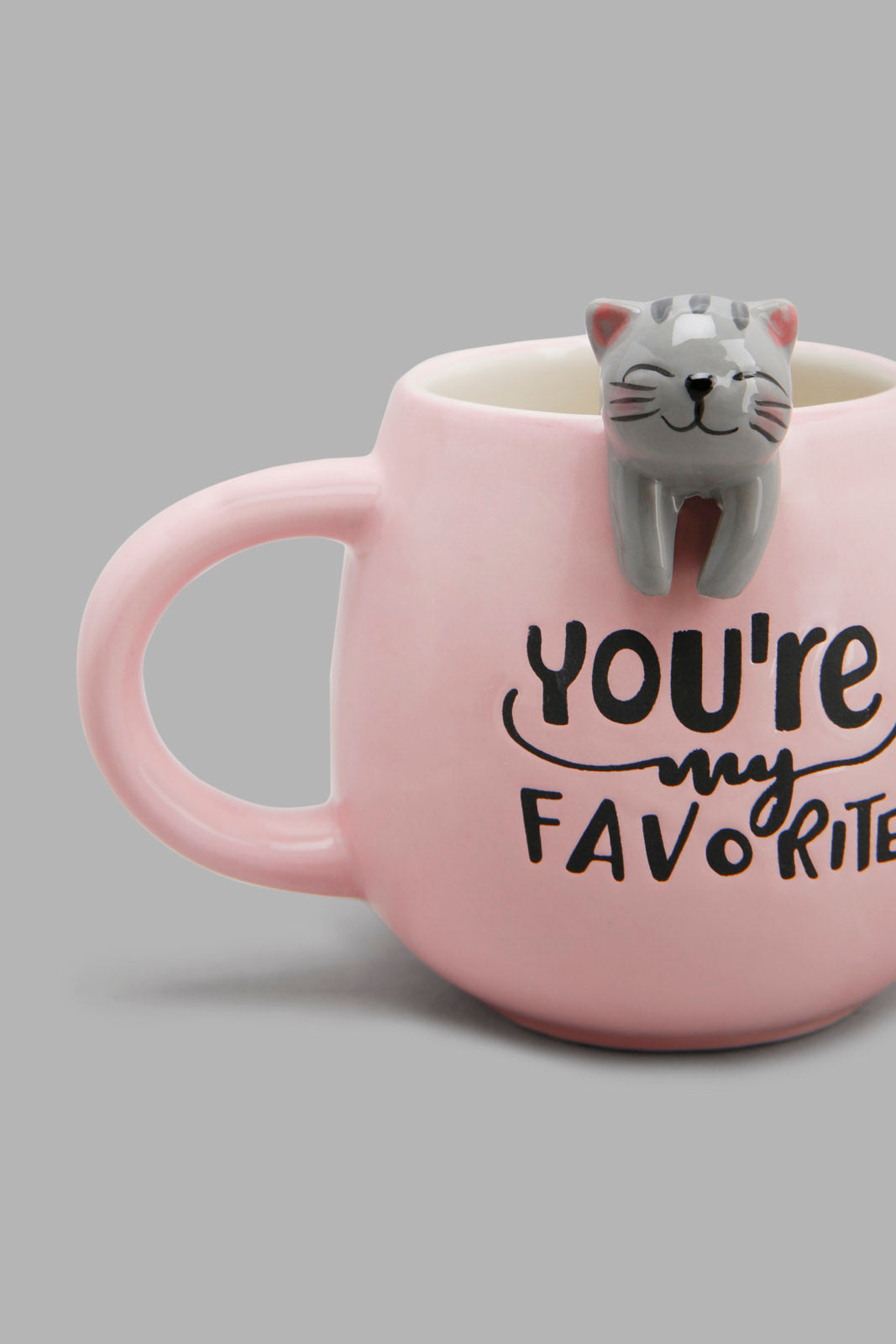 Redtag-Pink-Cat-Mug-Category:Cups-&-Mugs,-CHR,-Colour:Pink,-Deals:New-In,-Filter:Home-Dining,-HMW-DIN-Crockery,-New-In-HMW-DIN,-Non-Sale,-Section:Homewares,-W22A-Home-Dining-