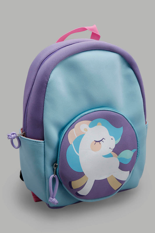 Redtag-Multicolour-Character-Printed-Backpack-Category:Bags,-CHR,-Colour:Assorted,-Filter:Girls-Accessories,-GIR-Bags,-New-In,-New-In-GIR-ACC,-Non-Sale,-Section:Girls-(0-to-14Yrs),-W22A-Girls-