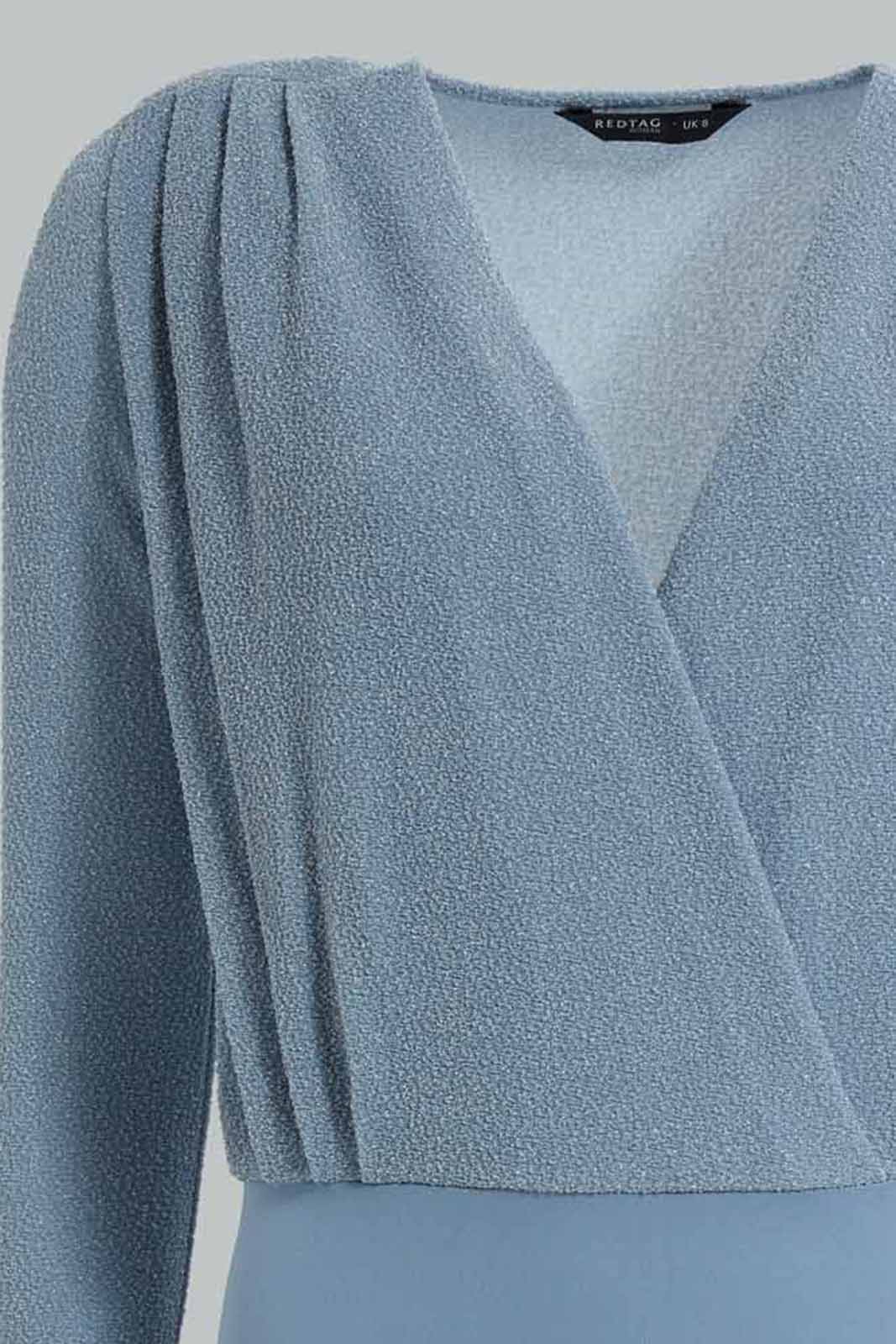 Redtag-White-Shimmer-Wrap-Front-Body-Suit-Category:Tops,-Colour:White,-Deals:New-In,-EID,-Filter:Women's-Clothing,-New-In-Women-APL,-Non-Sale,-Section:Women,-W22O,-Women-Tops-Women's-
