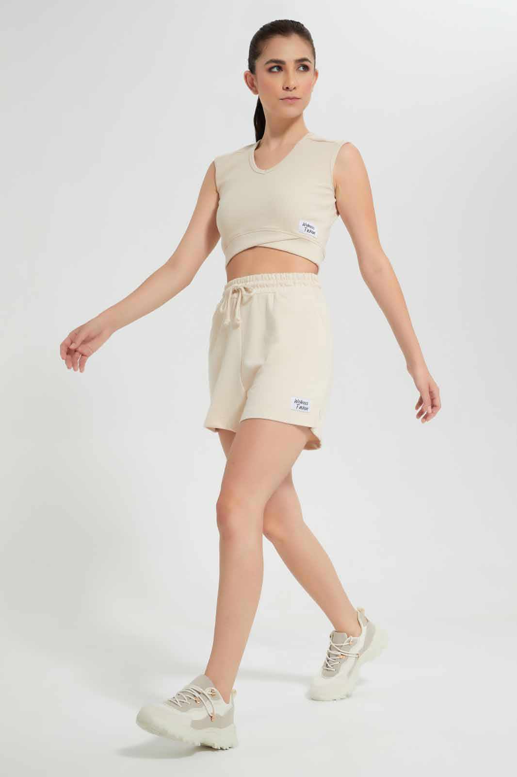 Redtag-Beige-Nude-Bci-Shorts-Category:Shorts,-Colour:Beige,-Deals:New-In,-Filter:Women's-Clothing,-New-In-Women,-Non-Sale,-Section:Women,-W22O,-Women-Shorts-Women's-