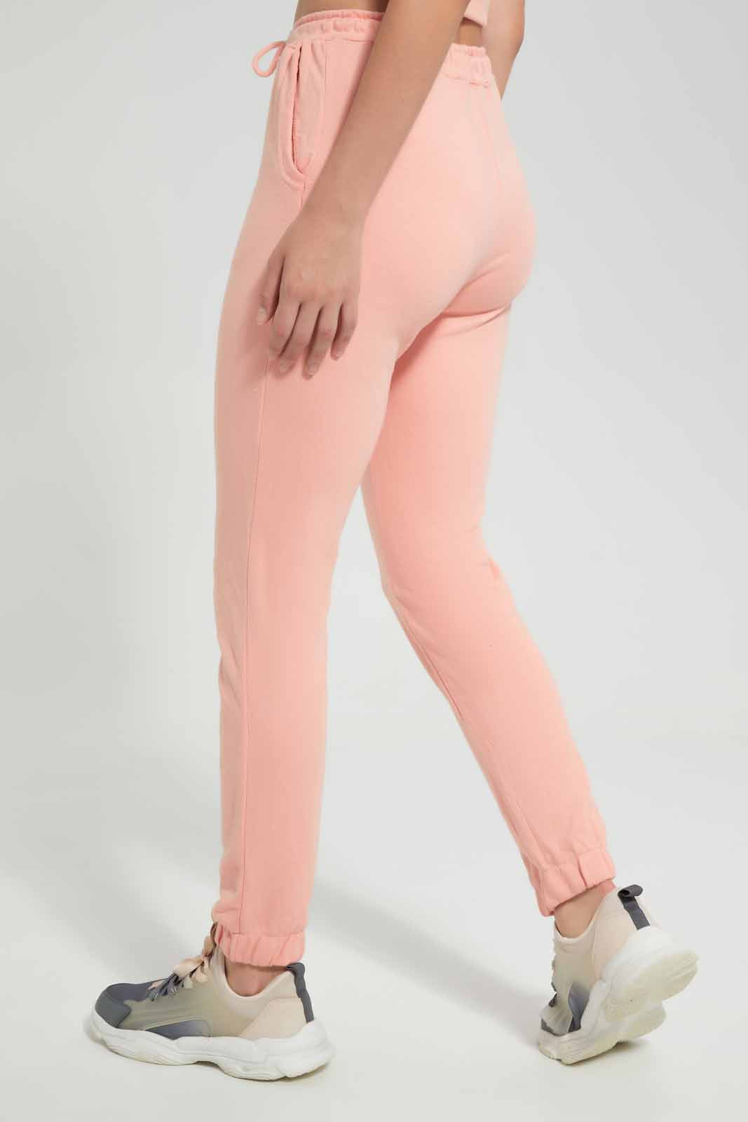 Redtag-Orange-Coral-BCI-Plain-Jogger-Category:Joggers,-Colour:Orange,-Deals:New-In,-Filter:Women's-Clothing,-New-In-Women,-Non-Sale,-Section:Women,-W22O,-Women-Joggers-Women's-