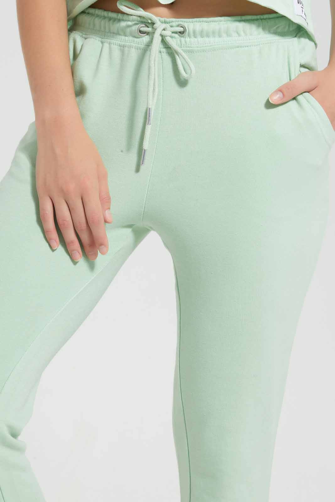 Redtag-Green-Sage-BCI-Plain-Jogger-Category:Joggers,-Colour:Green,-Deals:New-In,-Filter:Women's-Clothing,-New-In-Women,-Non-Sale,-Section:Women,-W22O,-Women-Joggers-Women's-