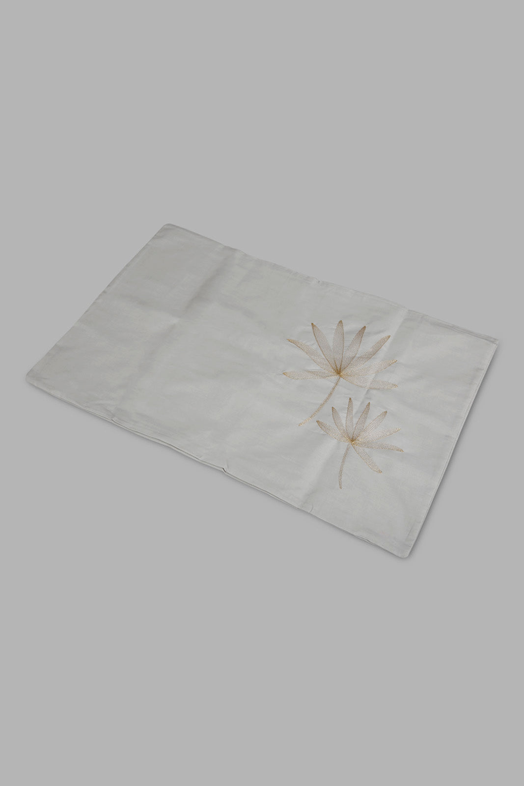Redtag-Grey-3-Piece-Floral-Embroidery-Duvet-Cover-Set-(King-Size)-Category:Duvet-Covers,-Colour:Grey,-Deals:New-In,-Elsa,-Filter:Home-Bedroom,-HMW-BED-Duvet-Covers,-New-In-HMW-BED,-Non-Sale,-Section:Homewares,-W22O-Home-Bedroom-