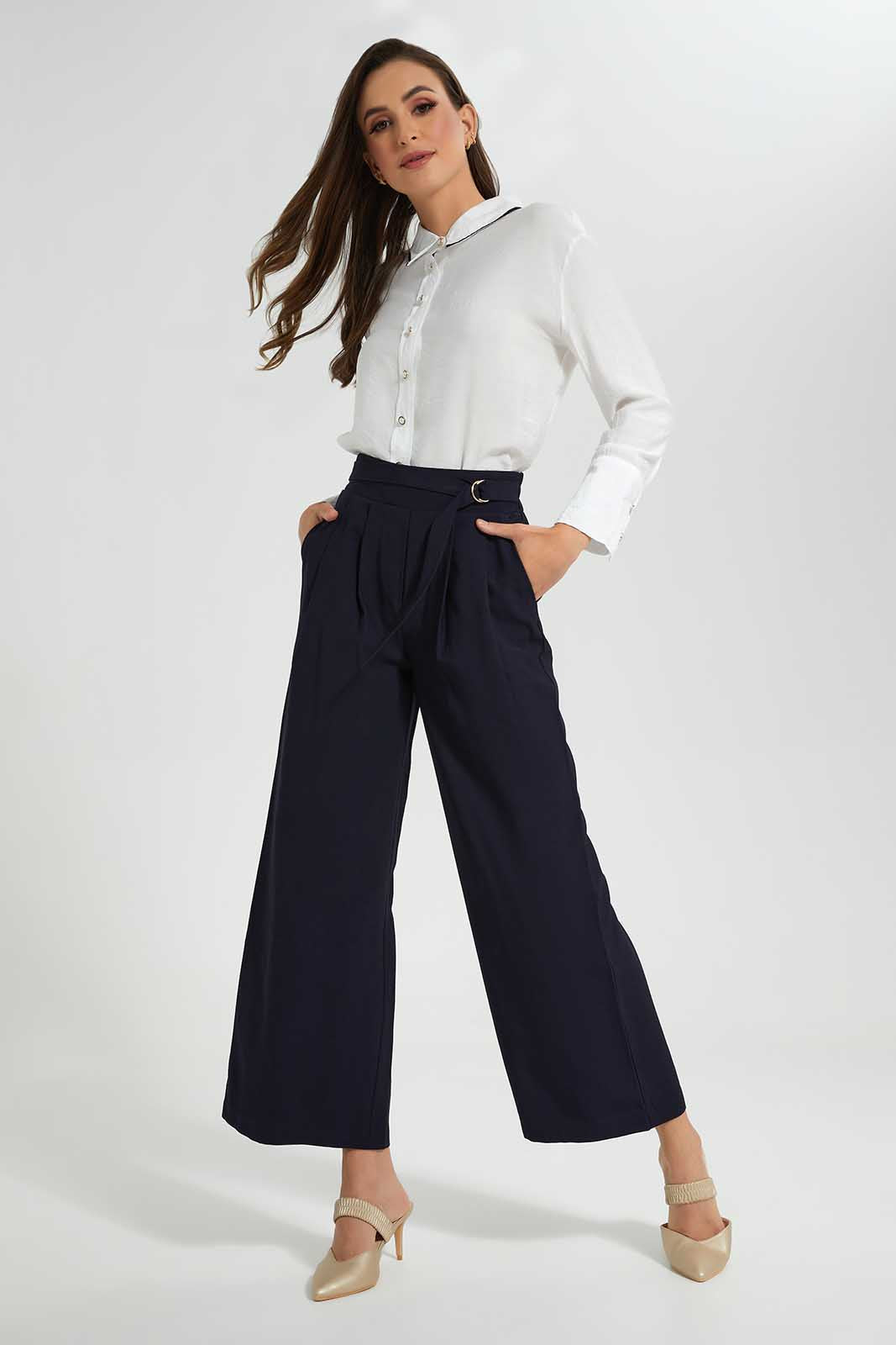 Redtag-Ivory-Blouse-With-Contrast-Piping-Category:Blouses,-Colour:Ivory,-Deals:New-In,-Filter:Women's-Clothing,-LDC,-LDC-Blouses,-New-In-LDC-APL,-Non-Sale,-Section:Women,-W22O-Women's-