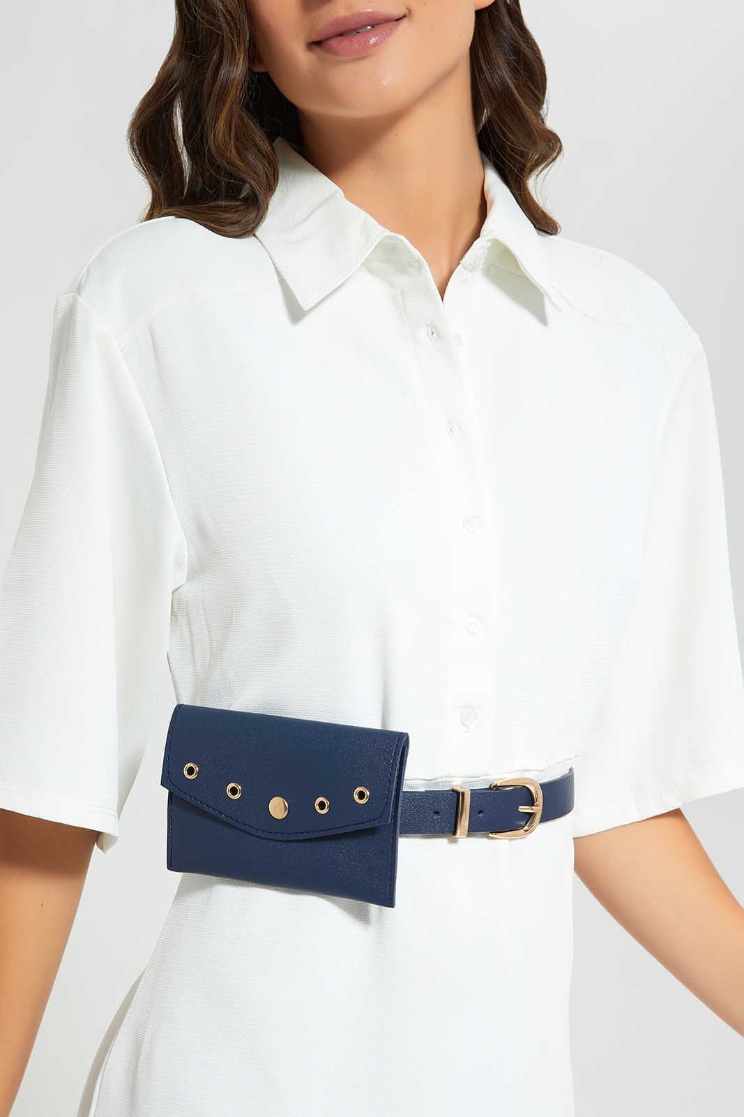 Redtag-Ivory-Belted-Dress-Category:Dresses,-Colour:Ivory,-Deals:New-In,-Filter:Women's-Clothing,-LDC,-LDC-Dresses,-New-In-LDC-APL,-Non-Sale,-Section:Women,-W22O-Women's-