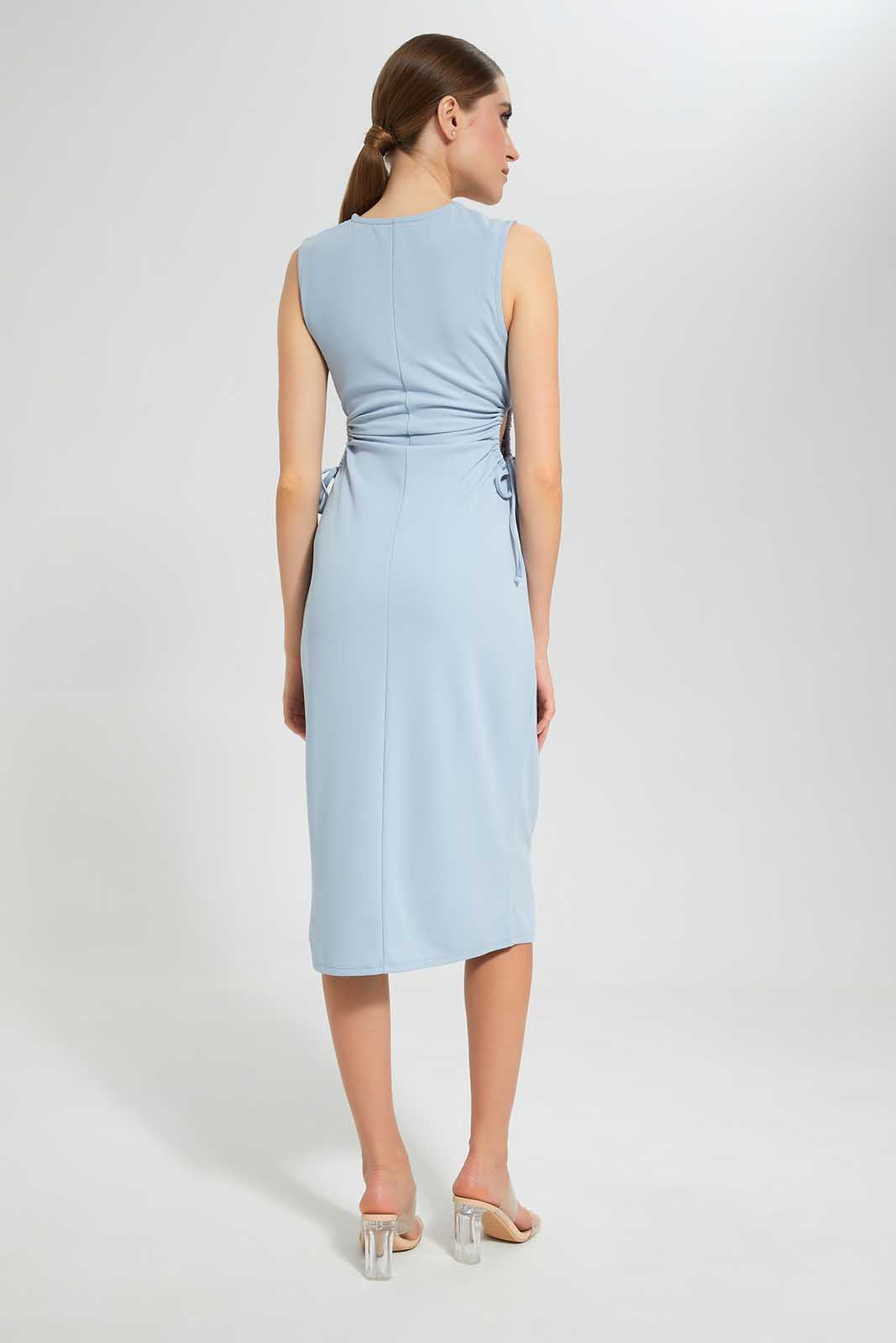 Redtag-Lt-Blue-Sleeveless-Dress-Category:Dresses,-Colour:Sky-Blue,-Deals:New-In,-Filter:Women's-Clothing,-LEC,-LEC-Dresses,-New-In-LEC-APL,-Non-Sale,-Section:Women,-W22O-Women's-