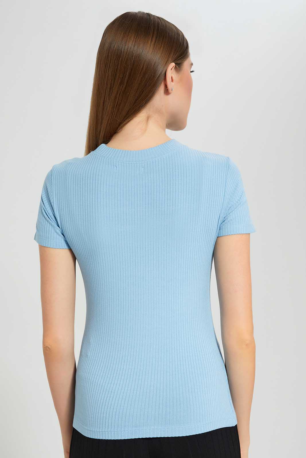 Redtag-Assorted-Shortsleeve-Knitted-Cut-Out-Top-Category:Tops,-Colour:Assorted,-Deals:New-In,-Filter:Women's-Clothing,-LEC,-LEC-Tops,-New-In-LEC,-Non-Sale,-Section:Women,-W22O-Women's-