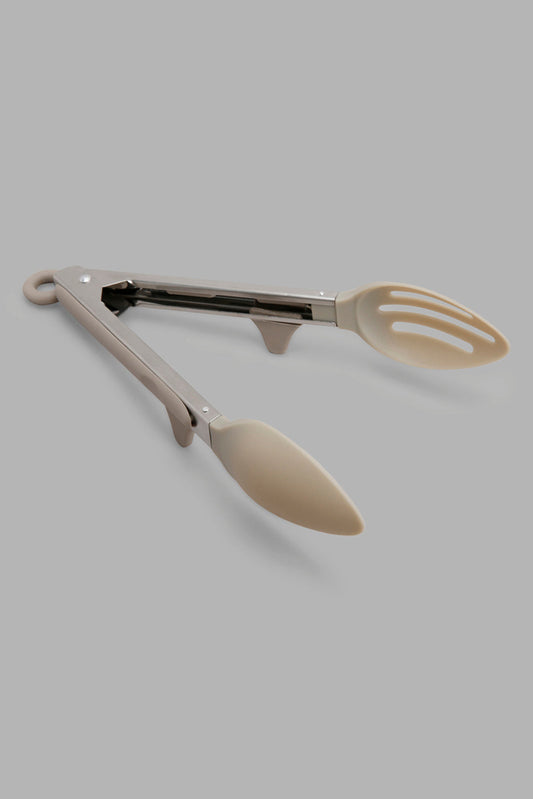 Redtag-Beige-Food-Tong-Category:Kitchen-Accessories,-Colour:Beige,-Deals:New-In,-Filter:Home-Dining,-HMW-DIN-Kitchen-Accessories,-New-In-HMW-DIN,-Non-Sale,-Section:Homewares,-W22A-Home-Dining-