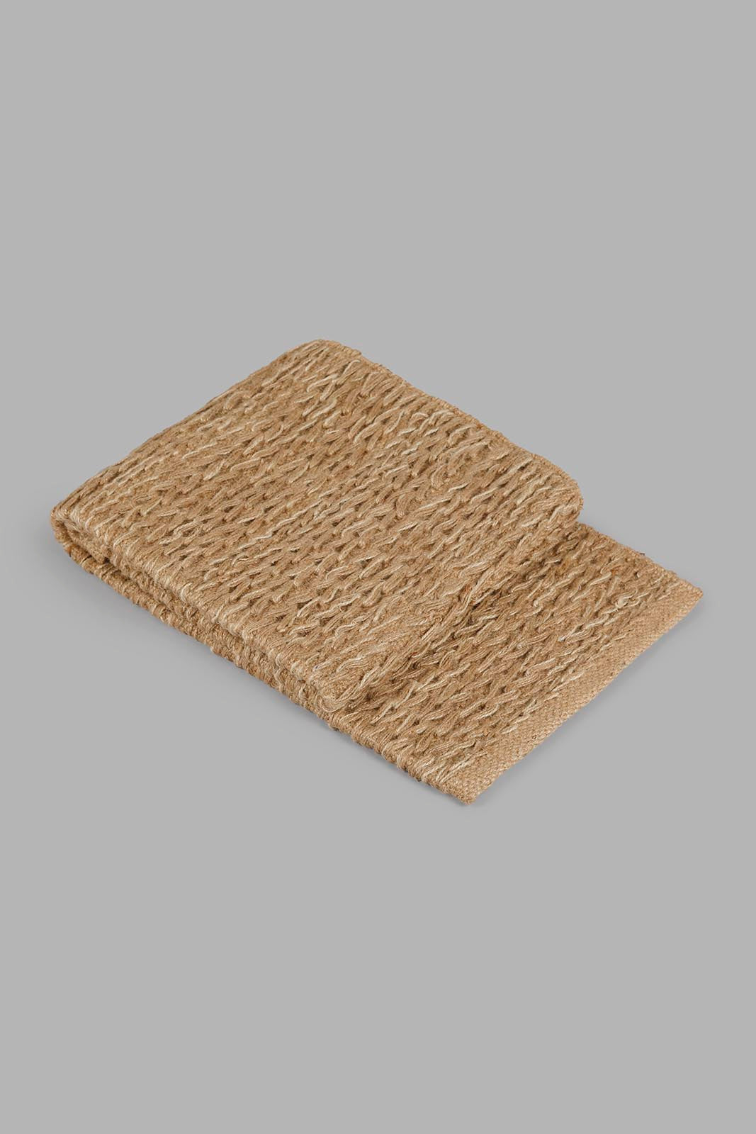 Redtag-Brown-Braided-Jute-Woven-Runner-Category:0,-Colour:Brown,-Deals:New-In,-Filter:Home-Decor,-HMW-HOM-Rugs-&-Door-Mats,-New-In-HMW-HOM,-Non-Sale,-Section:Homewares,-W22A-Home-Decor-