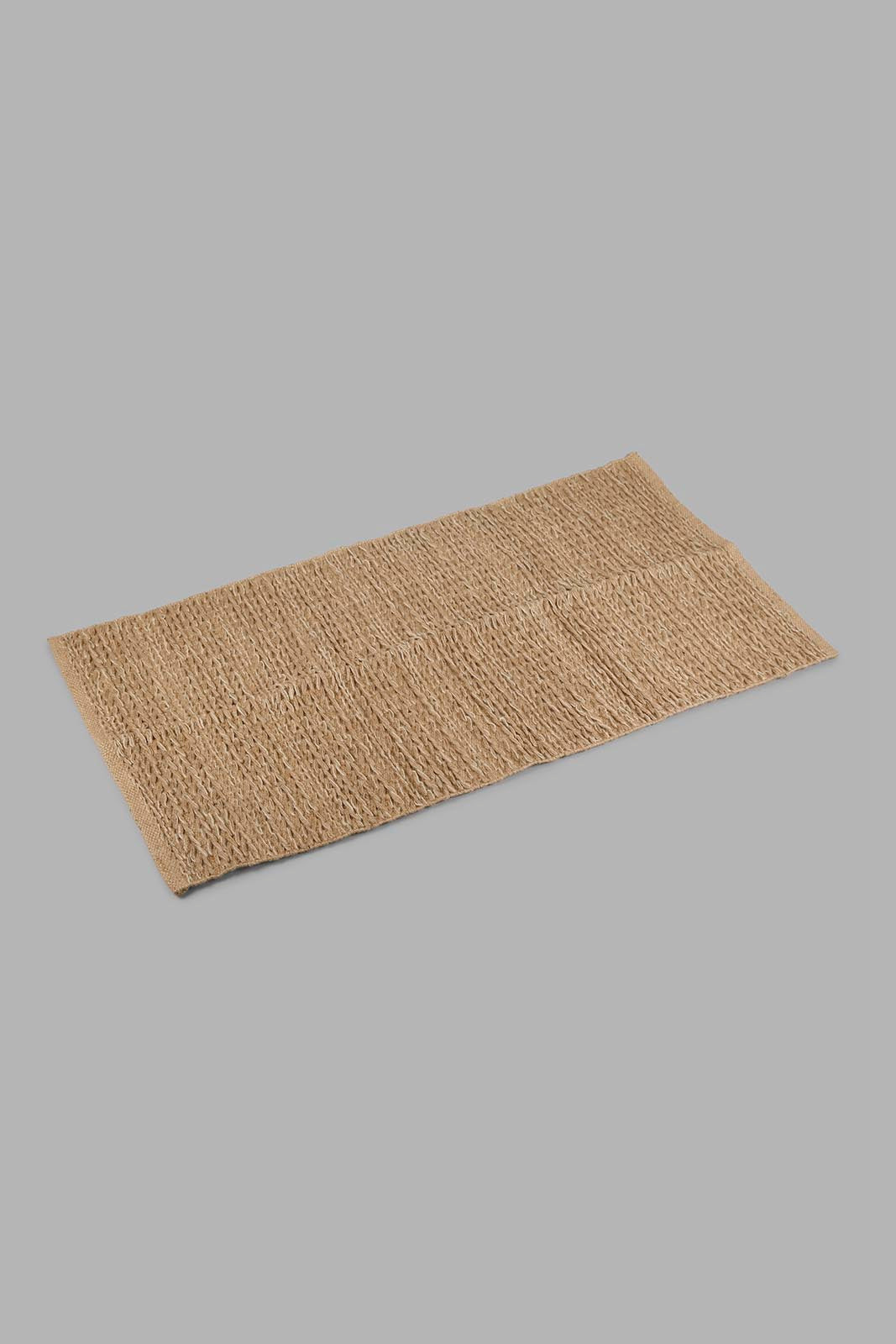 Redtag-Brown-Braided-Jute-Woven-Runner-Category:0,-Colour:Brown,-Deals:New-In,-Filter:Home-Decor,-HMW-HOM-Rugs-&-Door-Mats,-New-In-HMW-HOM,-Non-Sale,-Section:Homewares,-W22A-Home-Decor-