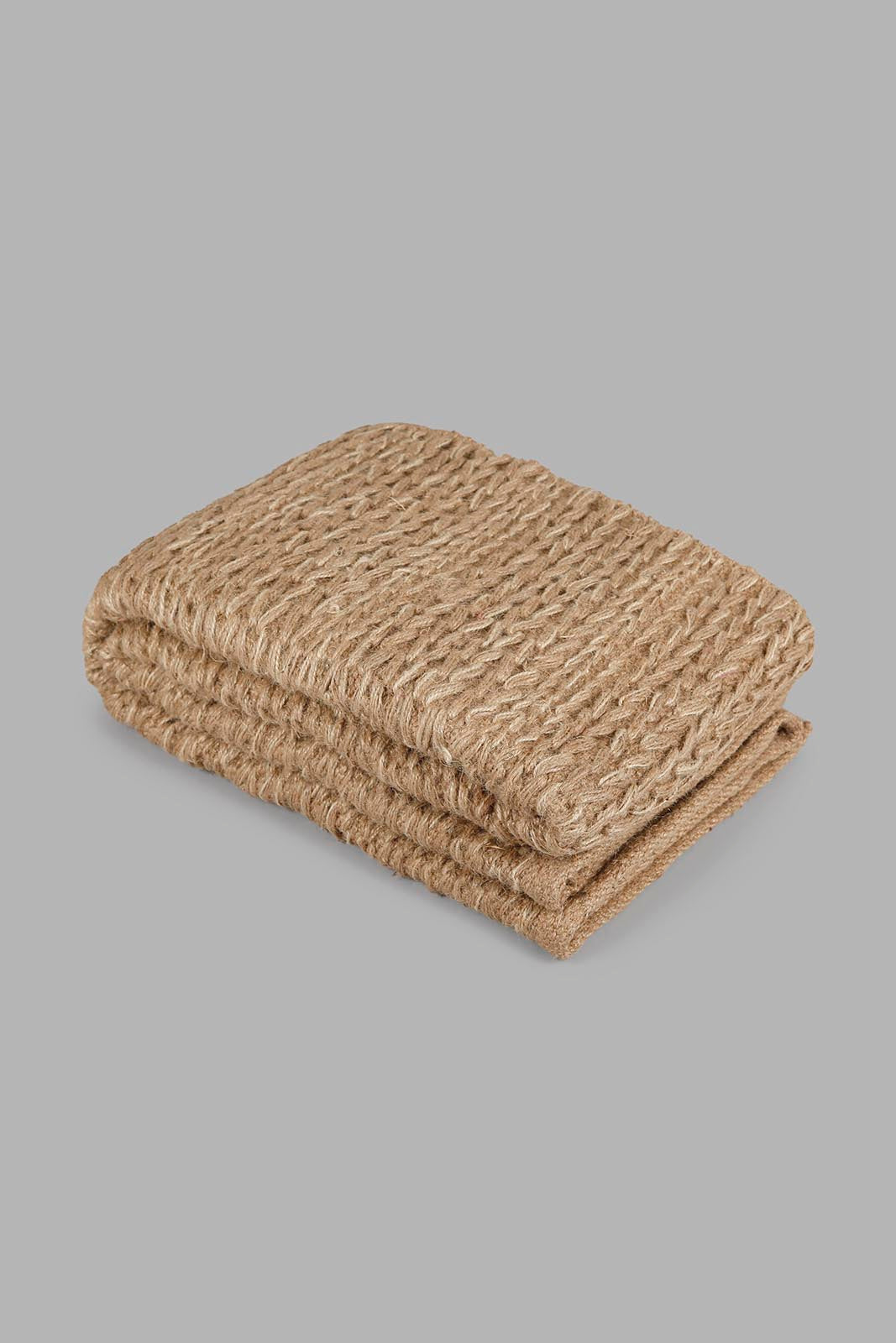 Redtag-Brown-Braided-Jute-Woven-Rug-Category:Rugs,-Colour:Brown,-Deals:New-In,-Filter:Home-Decor,-HMW-HOM-Rugs-&-Door-Mats,-New-In-HMW-HOM,-Non-Sale,-Section:Homewares,-W22A-Home-Decor-