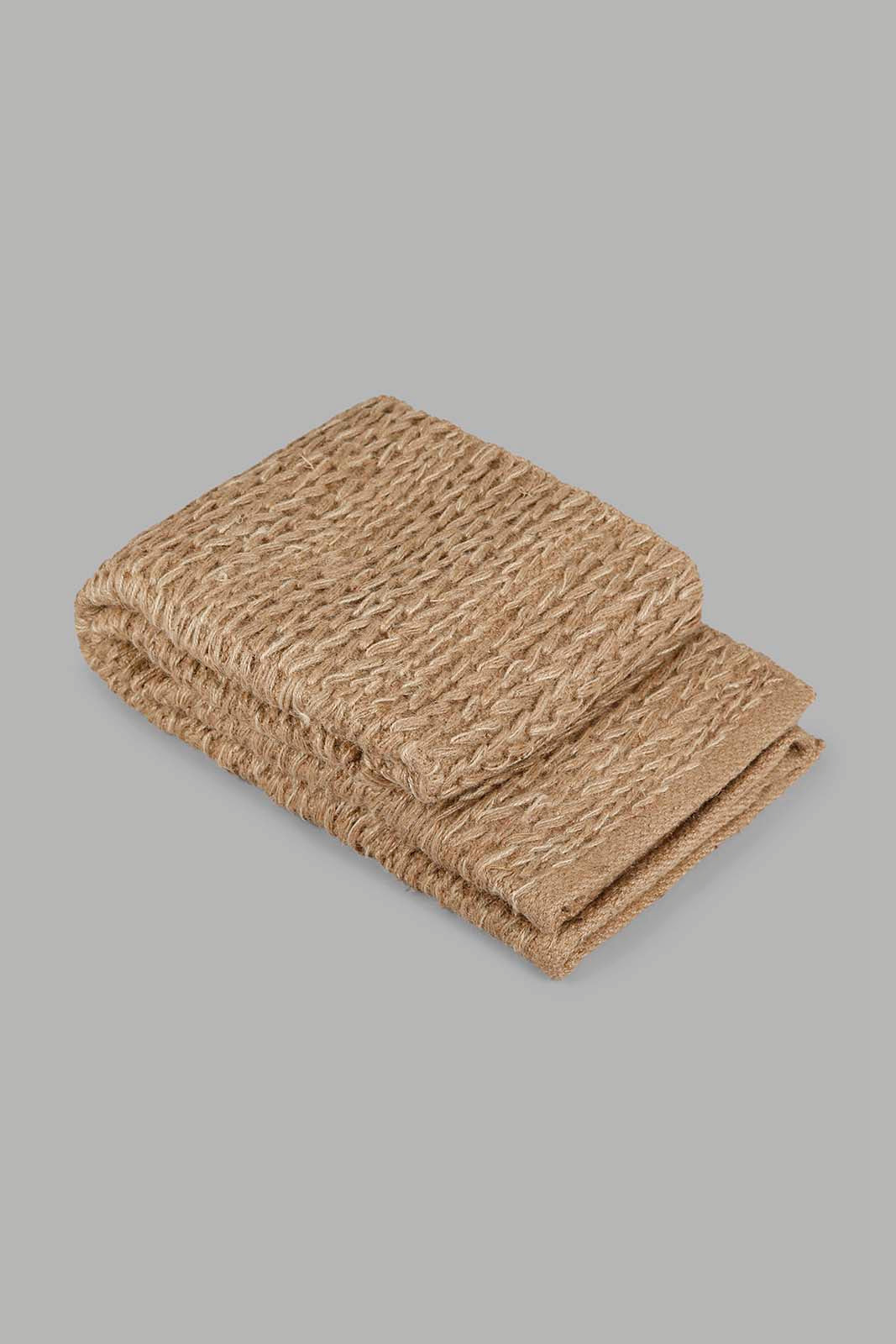 Redtag-Brown-Braided-Jute-Woven-Rug-Category:Rugs,-Colour:Brown,-Deals:New-In,-Filter:Home-Decor,-HMW-HOM-Rugs-&-Door-Mats,-New-In-HMW-HOM,-Non-Sale,-Section:Homewares,-W22A-Home-Decor-