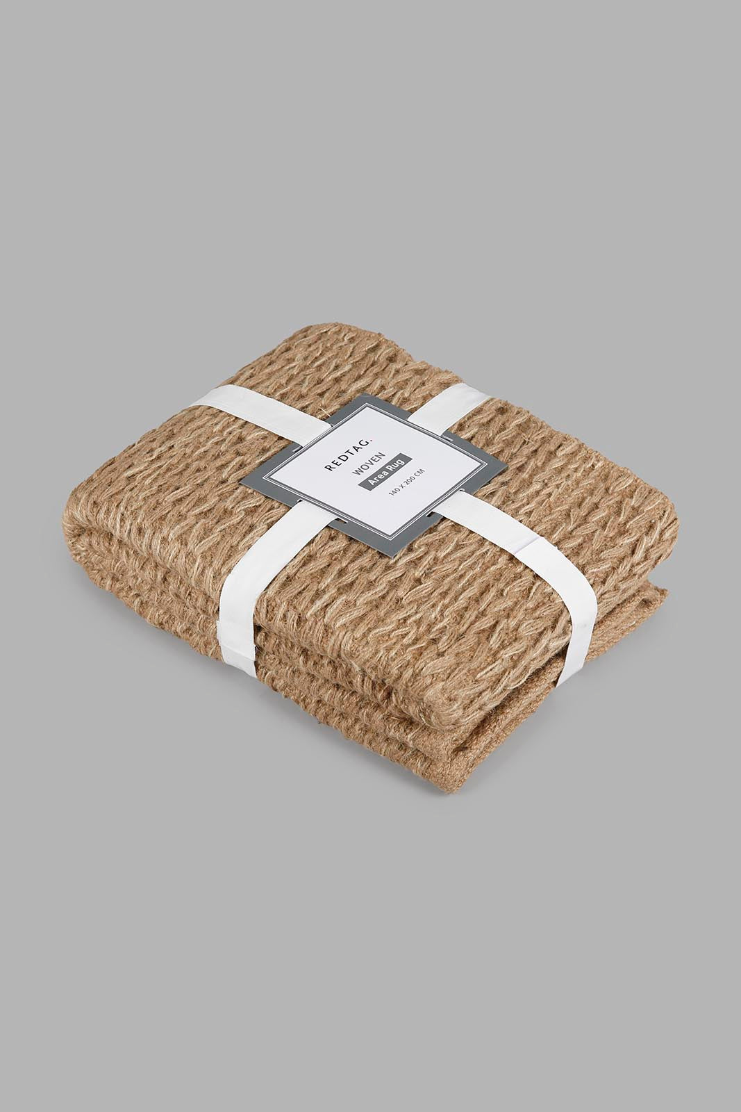 Redtag-Brown-Braided-Jute-Woven-Rug-Category:Rugs,-Colour:Brown,-Deals:New-In,-Filter:Home-Decor,-HMW-HOM-Rugs-&-Door-Mats,-New-In-HMW-HOM,-Non-Sale,-Section:Homewares,-W22A-Home-Decor-