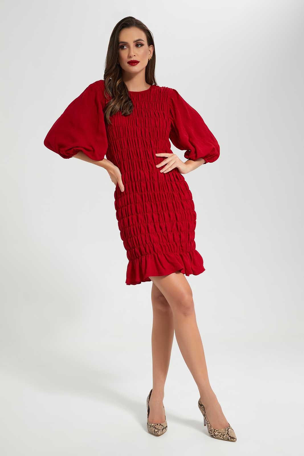 Redtag-Red-Dress-Category:Dresses,-Colour:Red,-Deals:New-In,-Filter:Women's-Clothing,-LDC,-LDC-Dresses,-New-In-LDC-APL,-Non-Sale,-Section:Women,-W22O-Women's-