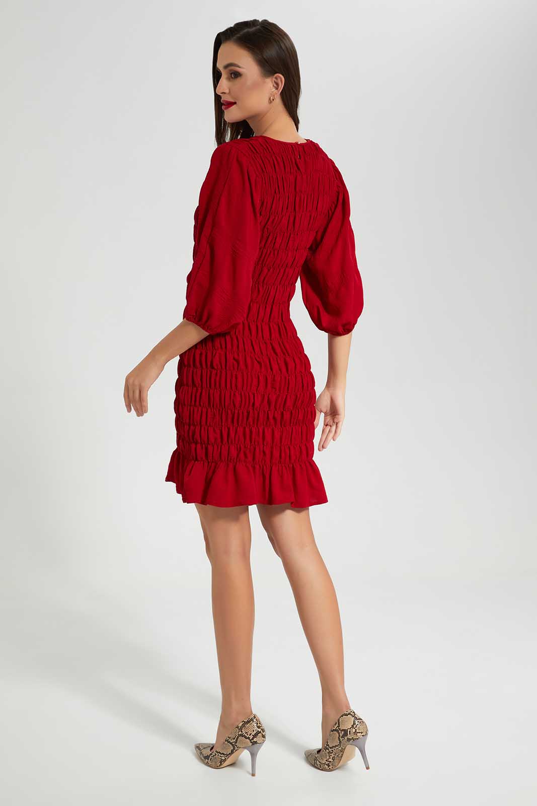 Redtag-Red-Dress-Category:Dresses,-Colour:Red,-Deals:New-In,-Filter:Women's-Clothing,-LDC,-LDC-Dresses,-New-In-LDC-APL,-Non-Sale,-Section:Women,-W22O-Women's-