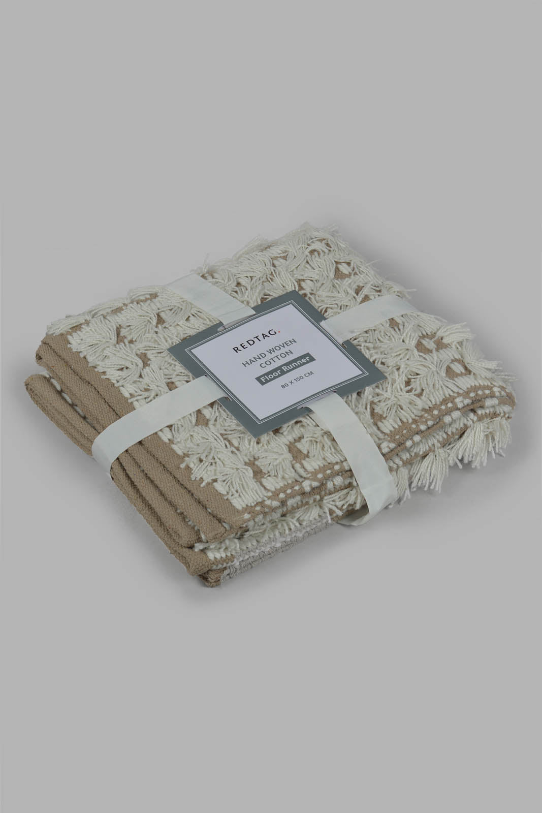Redtag-Beige-Handwoven-Jute-Boho-Floorrunner-Category:Rugs,-Colour:Beige,-Deals:New-In,-Filter:Home-Decor,-Harmony,-HMW-HOM-Rugs-&-Door-Mats,-New-In-HMW-HOM,-Non-Sale,-S22C,-Section:Homewares-Home-Decor-