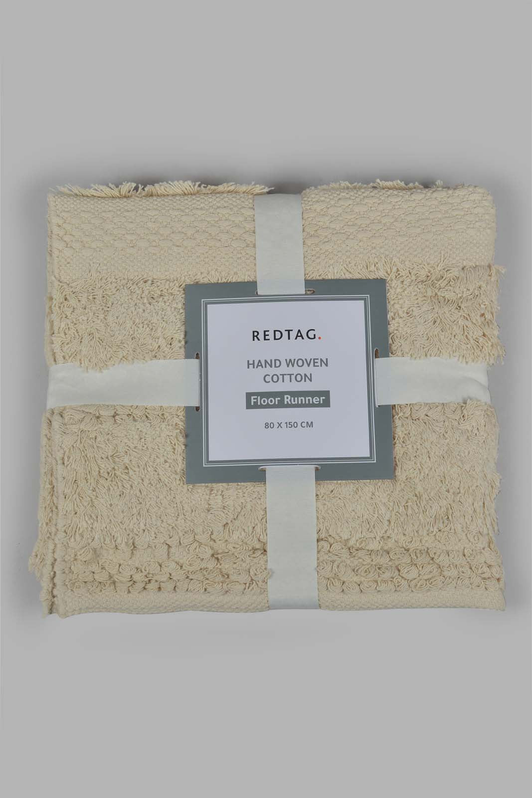 Redtag-Cream-Handwoven-Pattern-Floorrunner-Category:Rugs,-Colour:Cream,-Deals:New-In,-Filter:Home-Decor,-Harmony,-HMW-HOM-Rugs-&-Door-Mats,-New-In-HMW-HOM,-Non-Sale,-S22C,-Section:Homewares-Home-Decor-