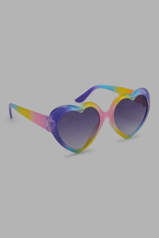 Redtag-Assorted-Heart-Shape-Multi-Colour-Embellished-Sunglasses-Category:Sunglasses,-Colour:Assorted,-Filter:Girls-Accessories,-GIR-Sunglasses,-New-In,-New-In-GIR-ACC,-Non-Sale,-Section:Girls-(0-to-14Yrs),-W22O-Girls-