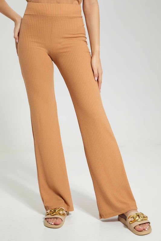 Redtag-Women-Pink-Wideleg-Lounge-Pants-Category:Joggers,-Colour:Apricot,-Deals:New-In,-Filter:Women's-Clothing,-New-In-Women-APL,-Non-Sale,-S22C,-Section:Women,-Women-Joggers-Women's-