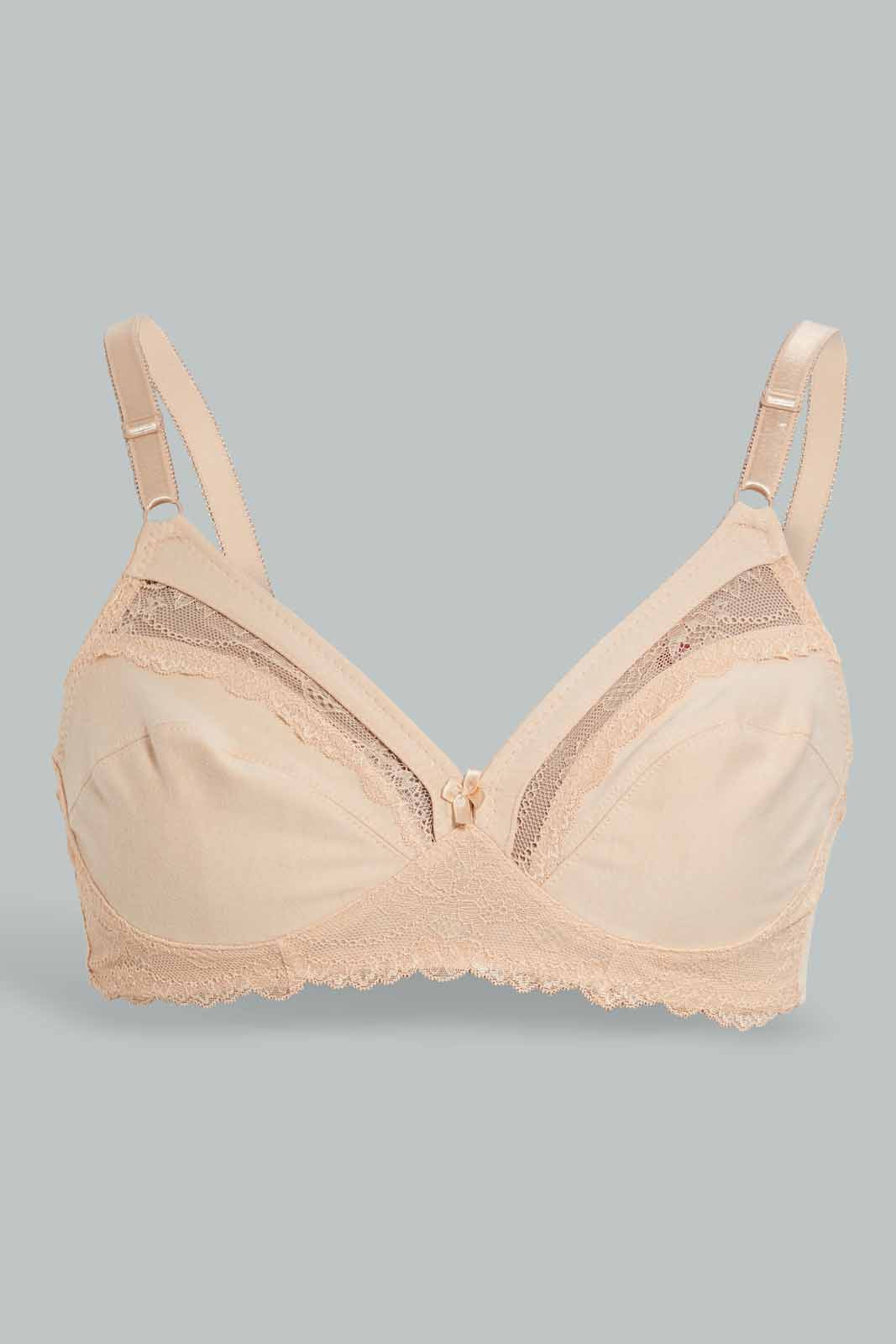Redtag-Black-LAD-2-Pack-Non-Padded-BRA-Category:Bras,-Colour:Black,-Deals:New-In,-Filter:Women's-Clothing,-New-In-Women-APL,-Non-Sale,-Section:Women,-W22O,-Women-Bras--