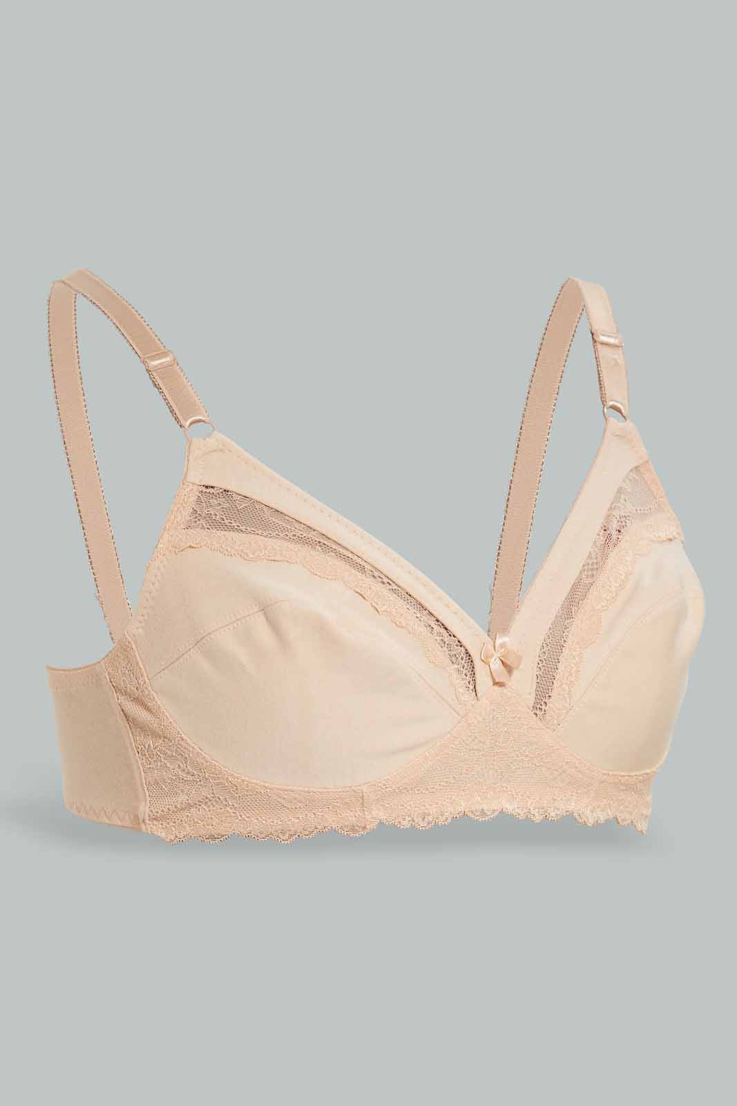 Redtag-Black-LAD-2-Pack-Non-Padded-BRA-Category:Bras,-Colour:Black,-Deals:New-In,-Filter:Women's-Clothing,-New-In-Women-APL,-Non-Sale,-Section:Women,-W22O,-Women-Bras--