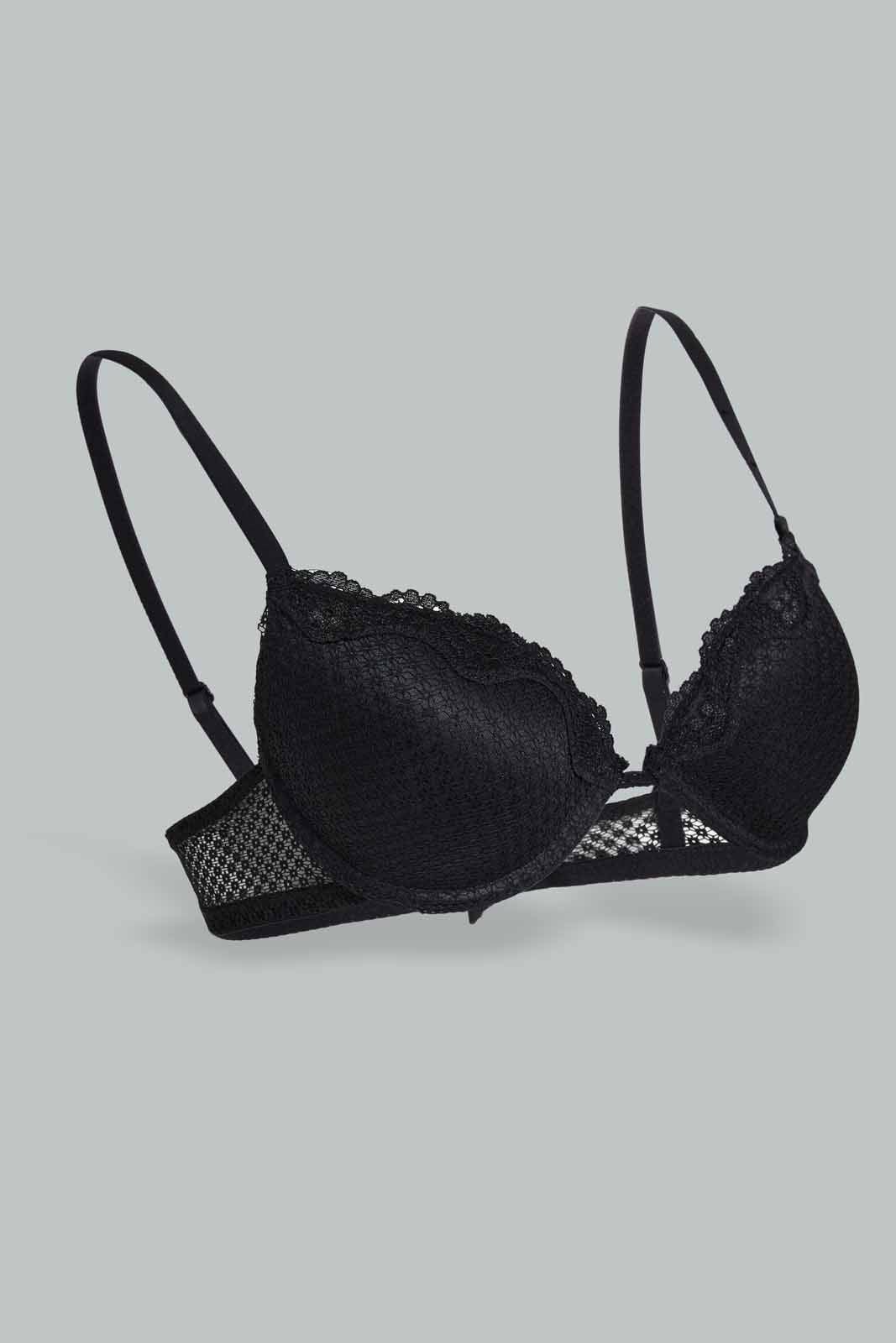 Redtag-Assorted-2-Pack-Plain-Plunge-Bra-Category:Bras,-Colour:Assorted,-Deals:New-In,-Filter:Women's-Clothing,-New-In-Women-APL,-Non-Sale,-Section:Women,-W22O,-Women-Bras--
