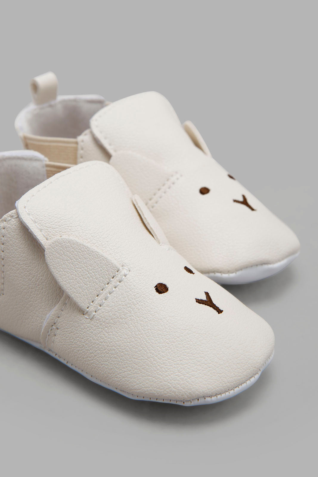 Redtag-Beige-Pram-Booties-Category:Boots,-Colour:Beige,-Deals:New-In,-Filter:Baby-Footwear-(0-to-18-Mths),-NBF-Boots,-New-In-NBF-FOO,-Non-Sale,-Section:Boys-(0-to-14Yrs),-W22A-Baby-0 to 18 Months