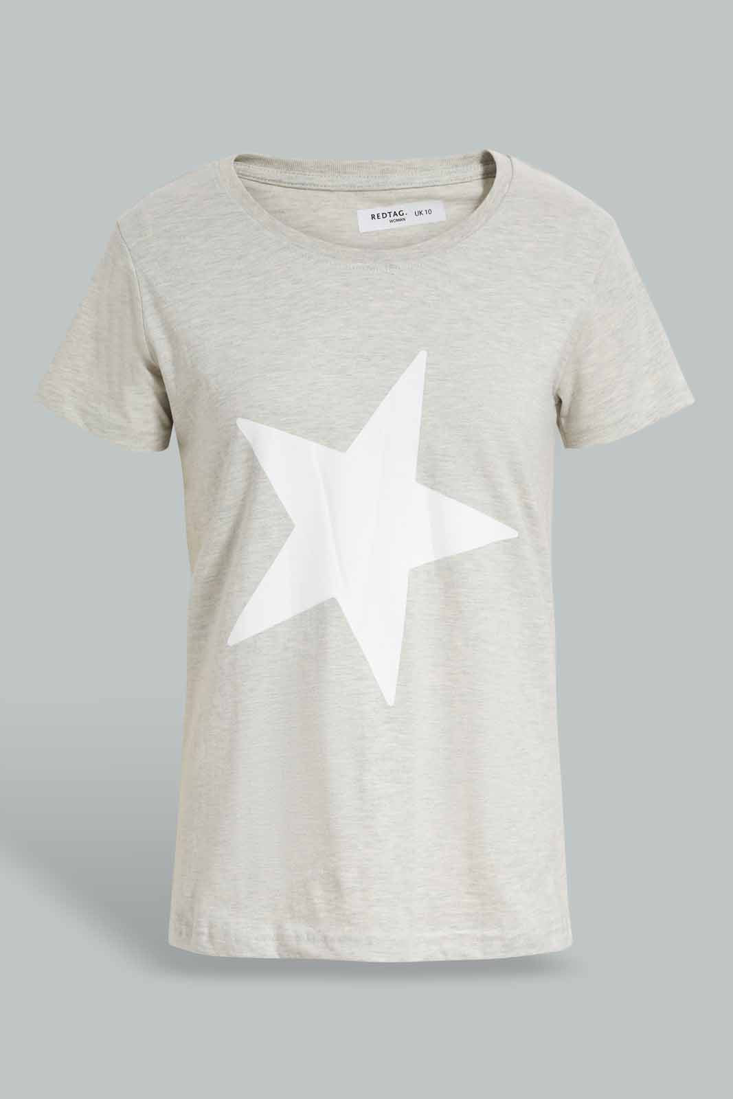 Redtag-Mid-Grey-Melange-Coffee-Printed-Pyjama-Set-Category:Pyjama-Sets,-Colour:Grey,-Deals:New-In,-Filter:Women's-Clothing,-New-In-Women-APL,-Non-Sale,-Section:Women,-TBL,-W22O,-Women-Pyjama-Sets--
