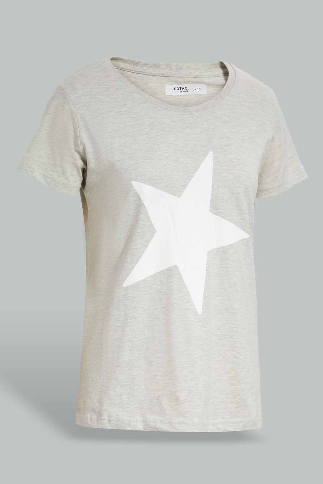 Redtag-Mid-Grey-Melange-Coffee-Printed-Pyjama-Set-Category:Pyjama-Sets,-Colour:Grey,-Deals:New-In,-Filter:Women's-Clothing,-New-In-Women-APL,-Non-Sale,-Section:Women,-TBL,-W22O,-Women-Pyjama-Sets--