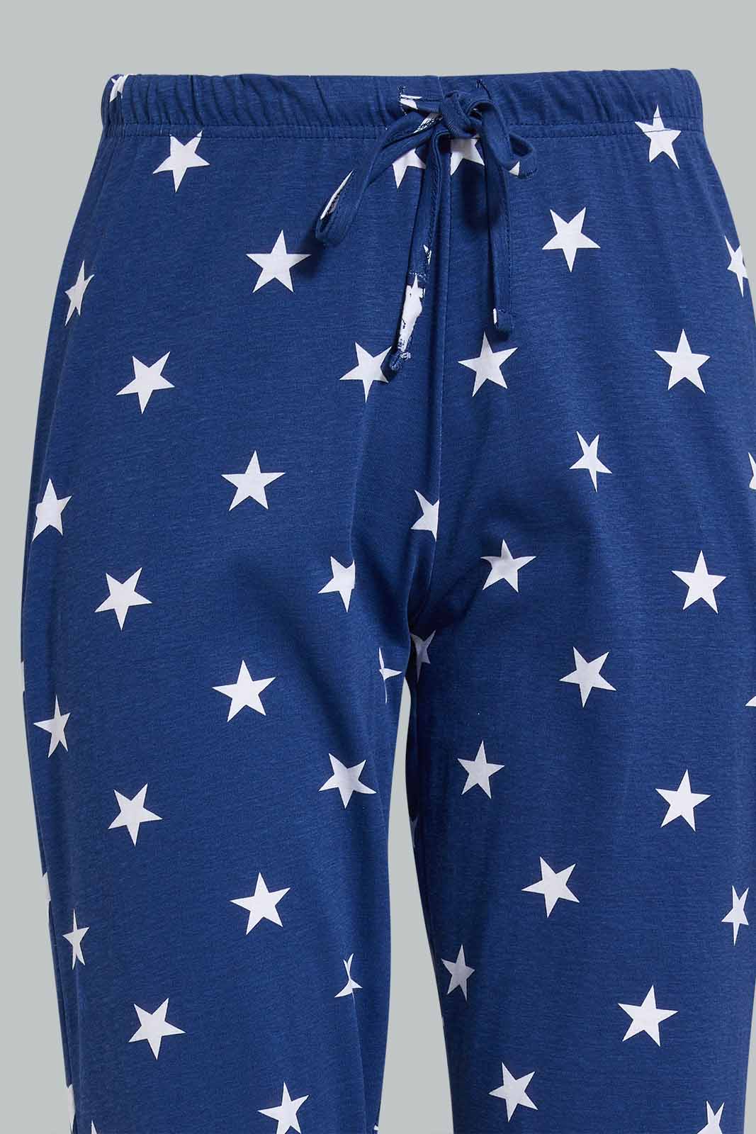 Redtag-Mid-Grey-Melange-Coffee-Printed-Pyjama-Set-Category:Pyjama-Sets,-Colour:Grey,-Deals:New-In,-Filter:Women's-Clothing,-New-In-Women-APL,-Non-Sale,-Section:Women,-TBL,-W22O,-Women-Pyjama-Sets--