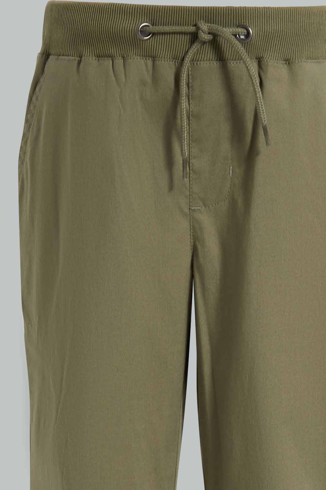 Redtag-Olive-Poplin-Pullon-Trousers-BOY-Trousers,-Category:Trousers,-Colour:Green,-Deals:New-In,-Filter:Boys-(2-to-8-Yrs),-New-In-BOY-APL,-Non-Sale,-Section:Boys-(0-to-14Yrs),-W22O-Boys-2 to 8 Years