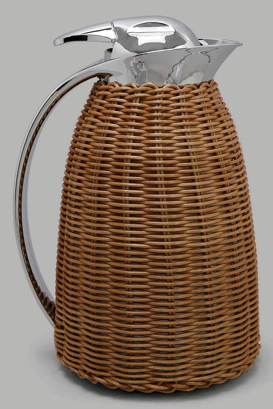 Redtag-Brown-Weaving-Vaccum-Flask-Category:Storage,-Colour:Brown,-Deals:New-In,-Filter:Home-Dining,-HMW-DIN-Storage,-New-In-HMW-DIN,-Non-Sale,-Section:Homewares,-W22O-Home-Dining-