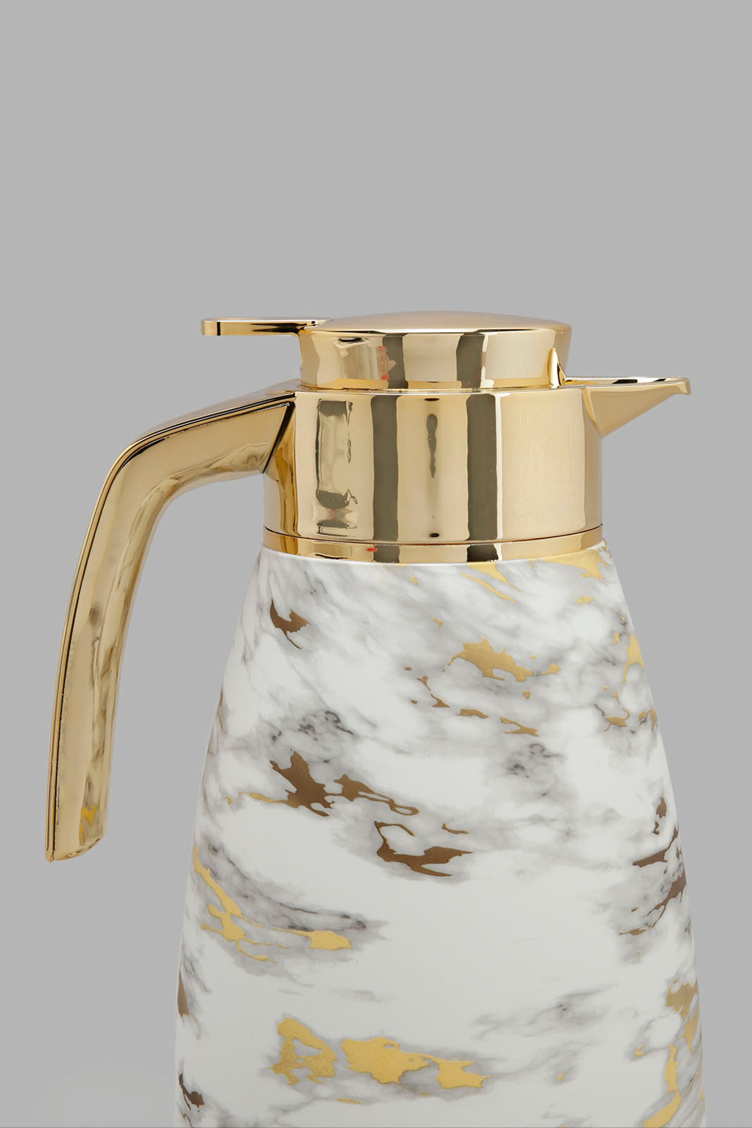 Redtag-Gold-Marble-Vaccum-Flask-Category:Storage,-Colour:Gold,-Deals:New-In,-Filter:Home-Dining,-HMW-DIN-Storage,-New-In-HMW-DIN,-Non-Sale,-Section:Homewares,-W22O-Home-Dining-